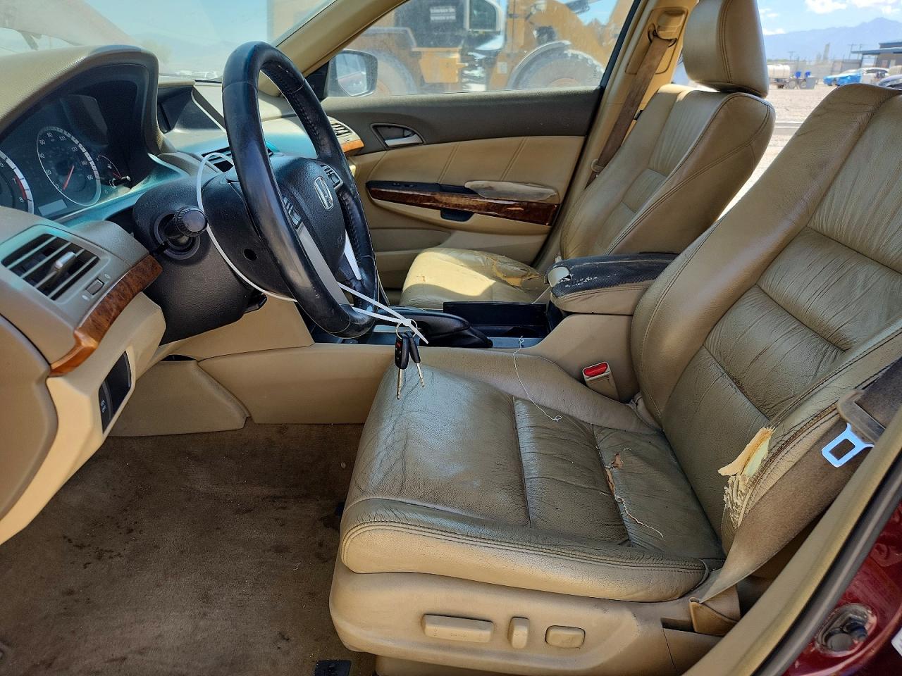 2008 Honda Accord Exl Бордовый vin: 1HGCP36898A022724
