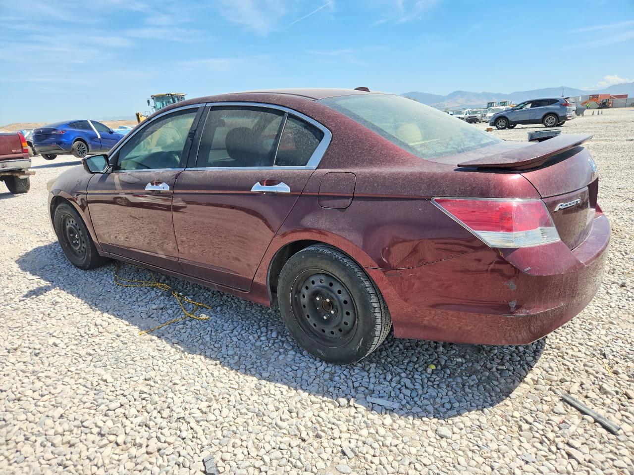 2008 Honda Accord Exl Бордовый vin: 1HGCP36898A022724