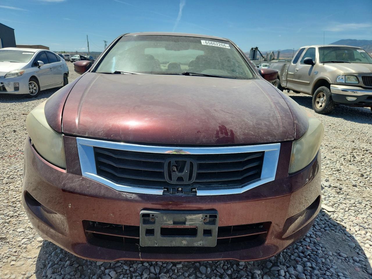 2008 Honda Accord Exl Бордовый vin: 1HGCP36898A022724
