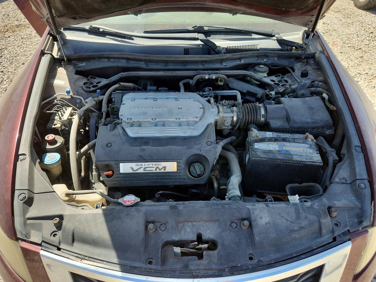 2008 Honda Accord Exl Бордовый vin: 1HGCP36898A022724