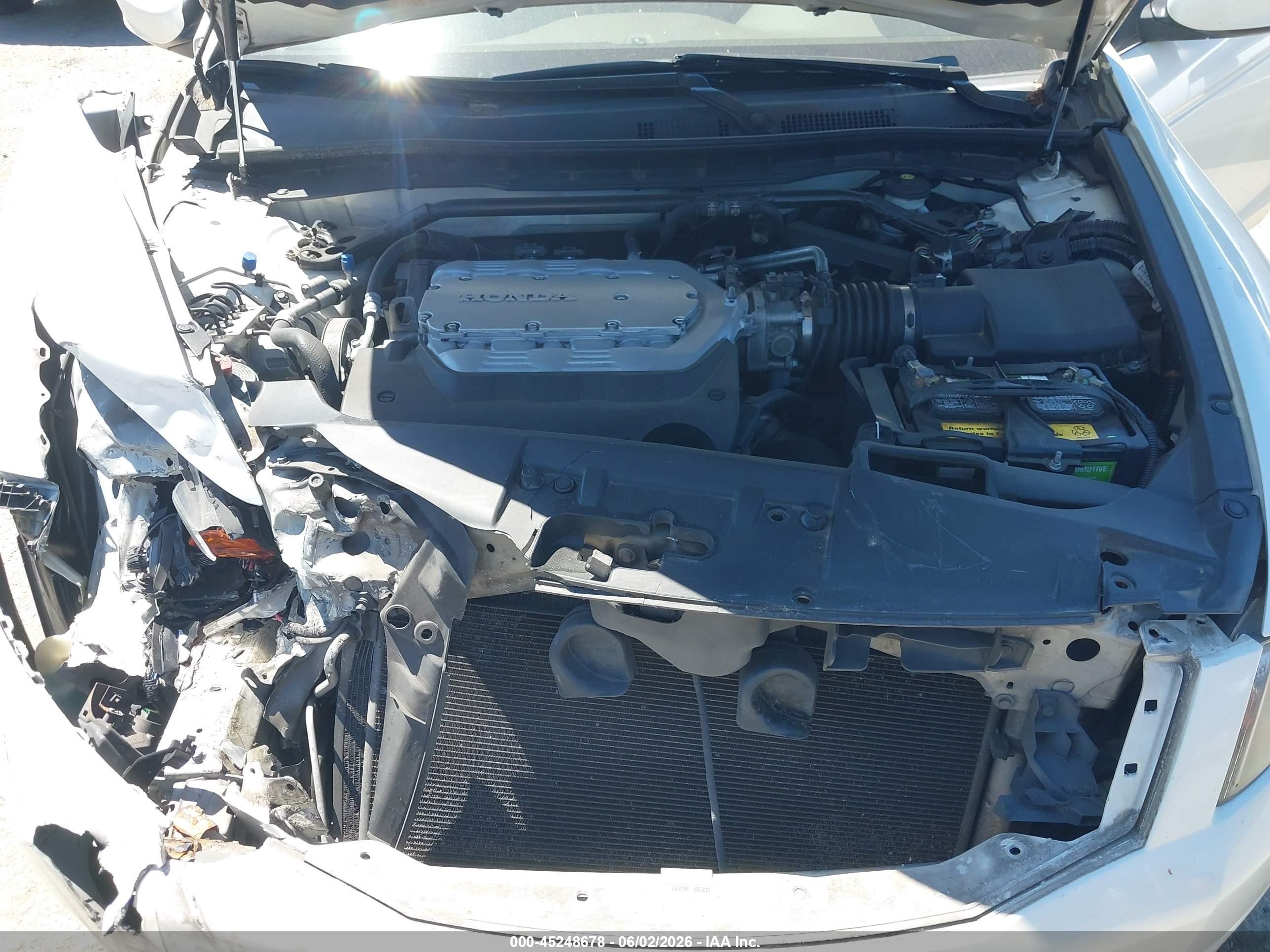 2008 Honda Accord 3.5 Ex-l White vin: 1HGCP36898A027552