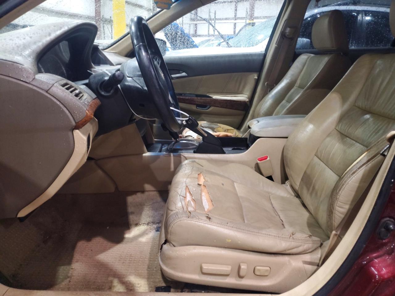 2008 Honda Accord Exl Бордовый vin: 1HGCP36898A039555