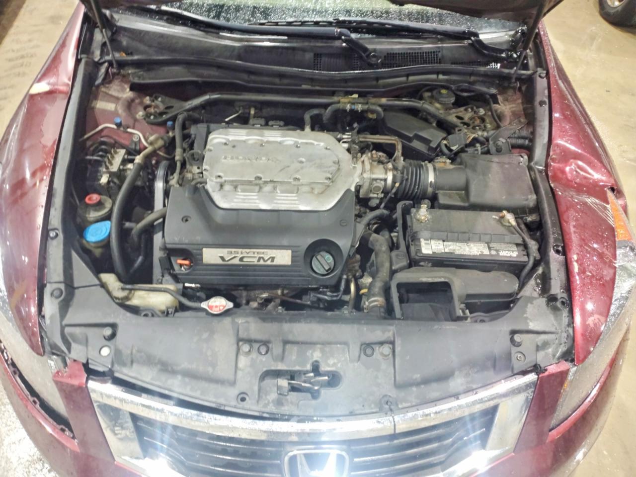 2008 Honda Accord Exl Бордовый vin: 1HGCP36898A039555