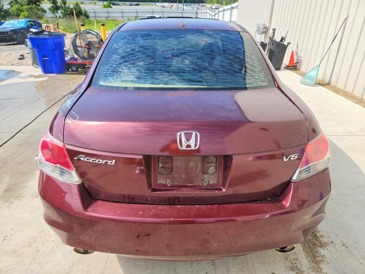2008 Honda Accord Exl Purple vin: 1HGCP36898A040835