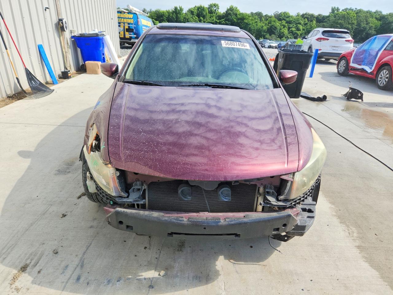 2008 Honda Accord Exl Purple vin: 1HGCP36898A040835
