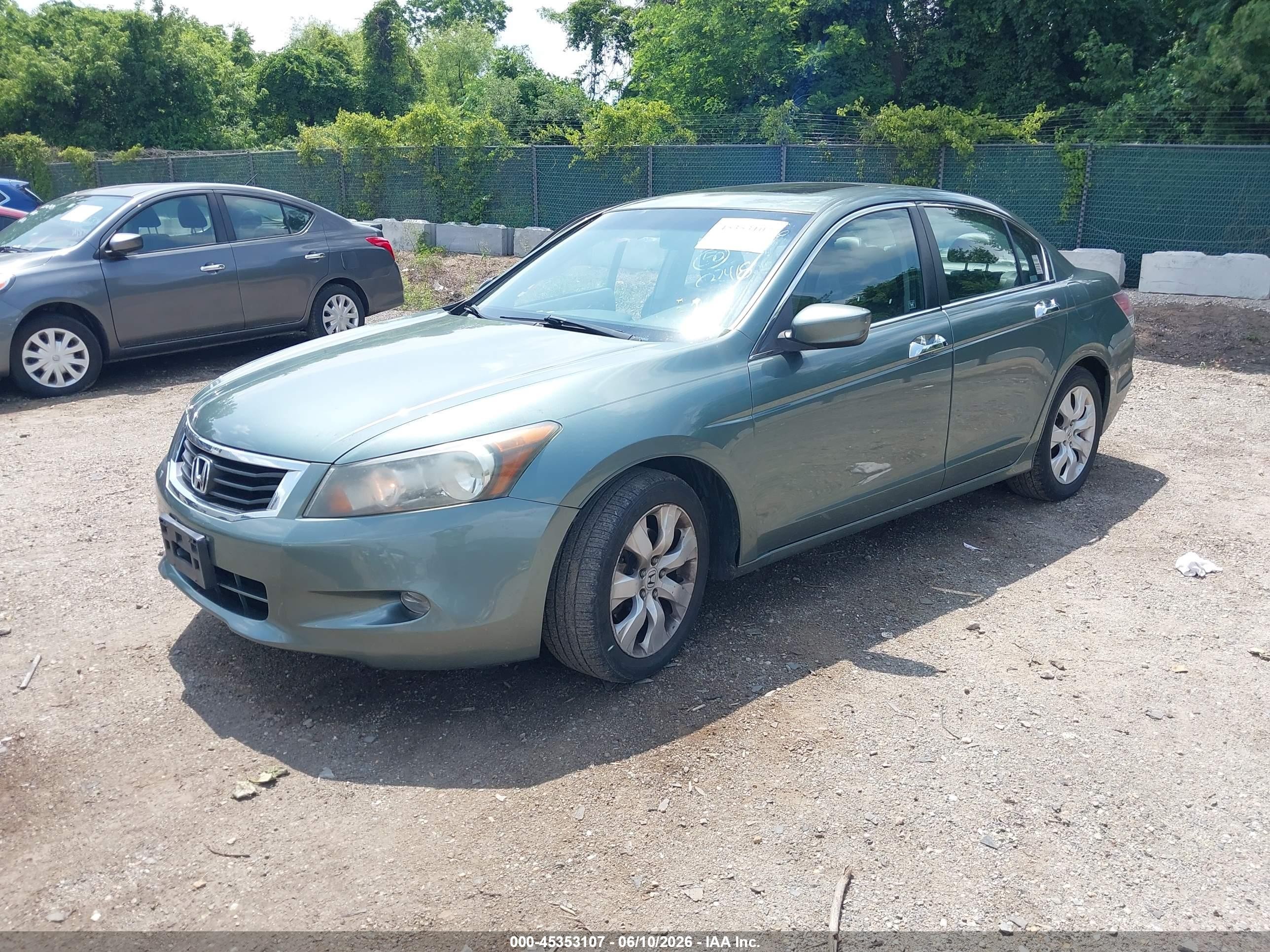 2008 Honda Accord 3.5 Ex-l Gray vin: 1HGCP36898A041631