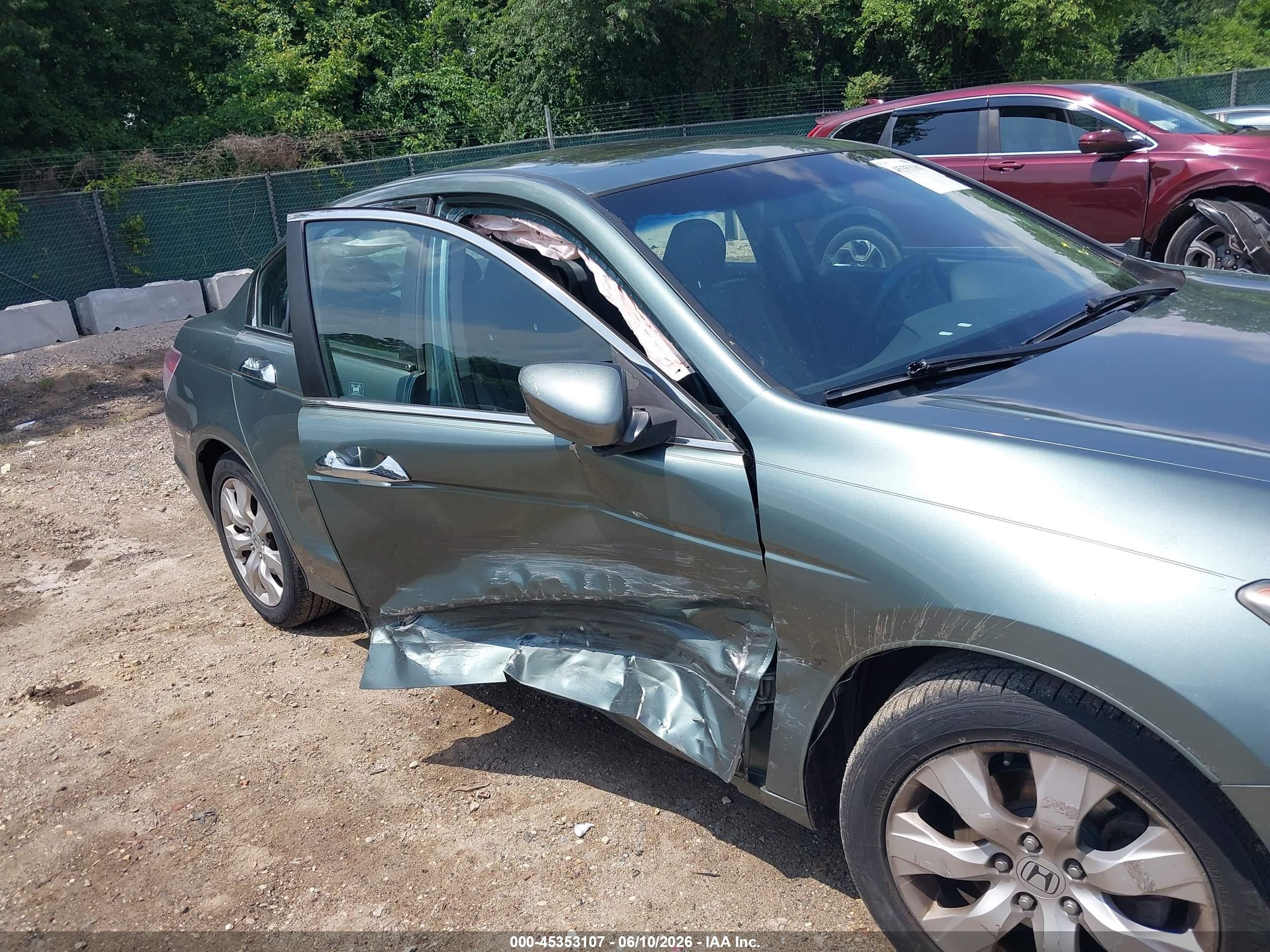 2008 Honda Accord 3.5 Ex-l Gray vin: 1HGCP36898A041631