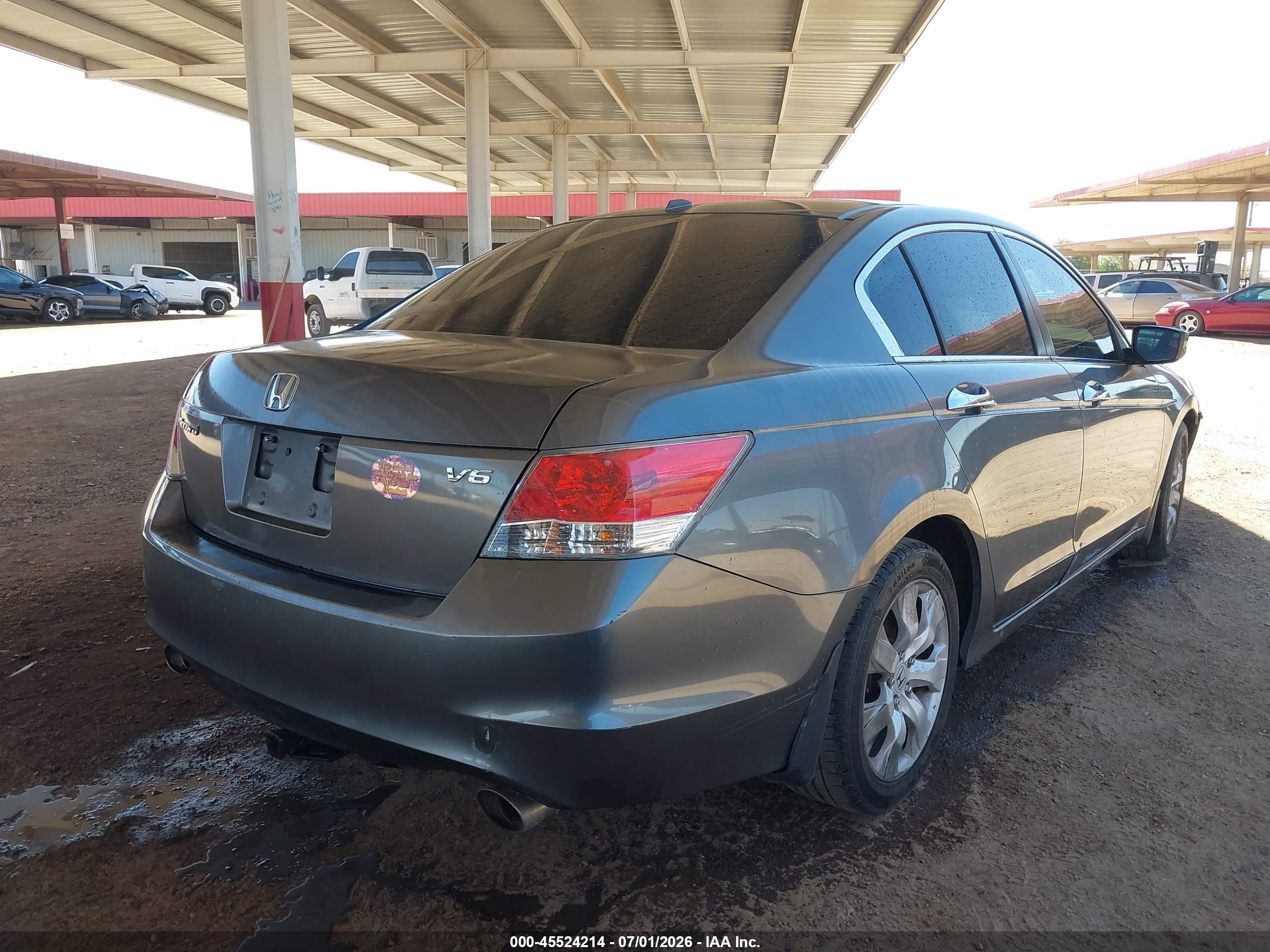 2008 Honda Accord 3.5 Ex-l Gray vin: 1HGCP36898A045176