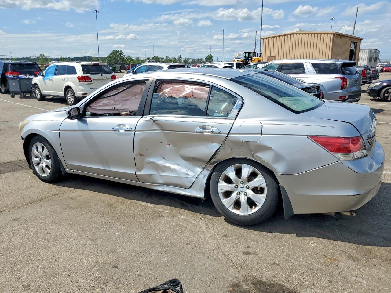2008 Honda Accord Exl Silver vin: 1HGCP36898A055223
