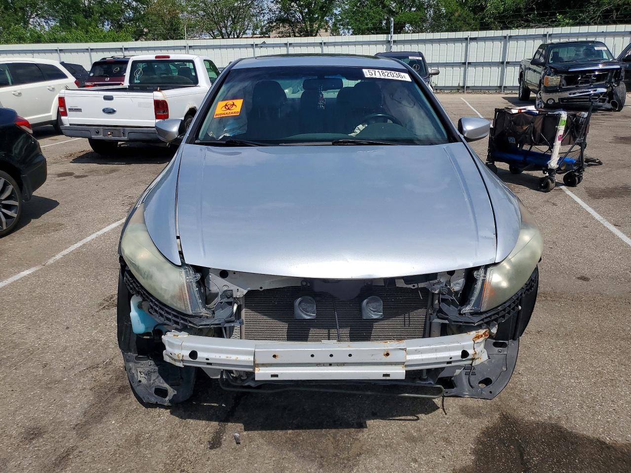 2008 Honda Accord Exl Silver vin: 1HGCP36898A055223