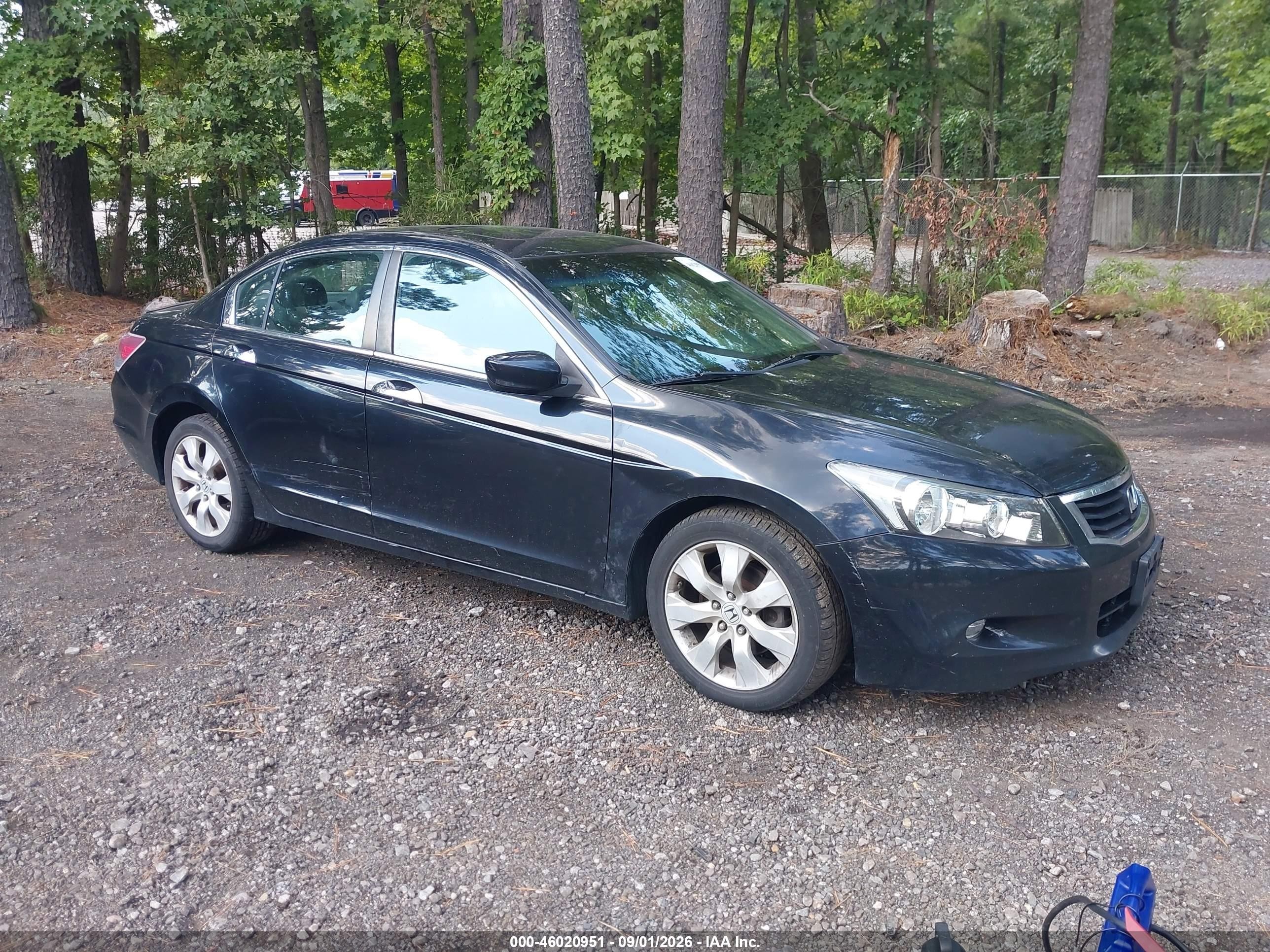 2008 Honda Accord 3.5 Ex-l Black vin: 1HGCP36898A064441