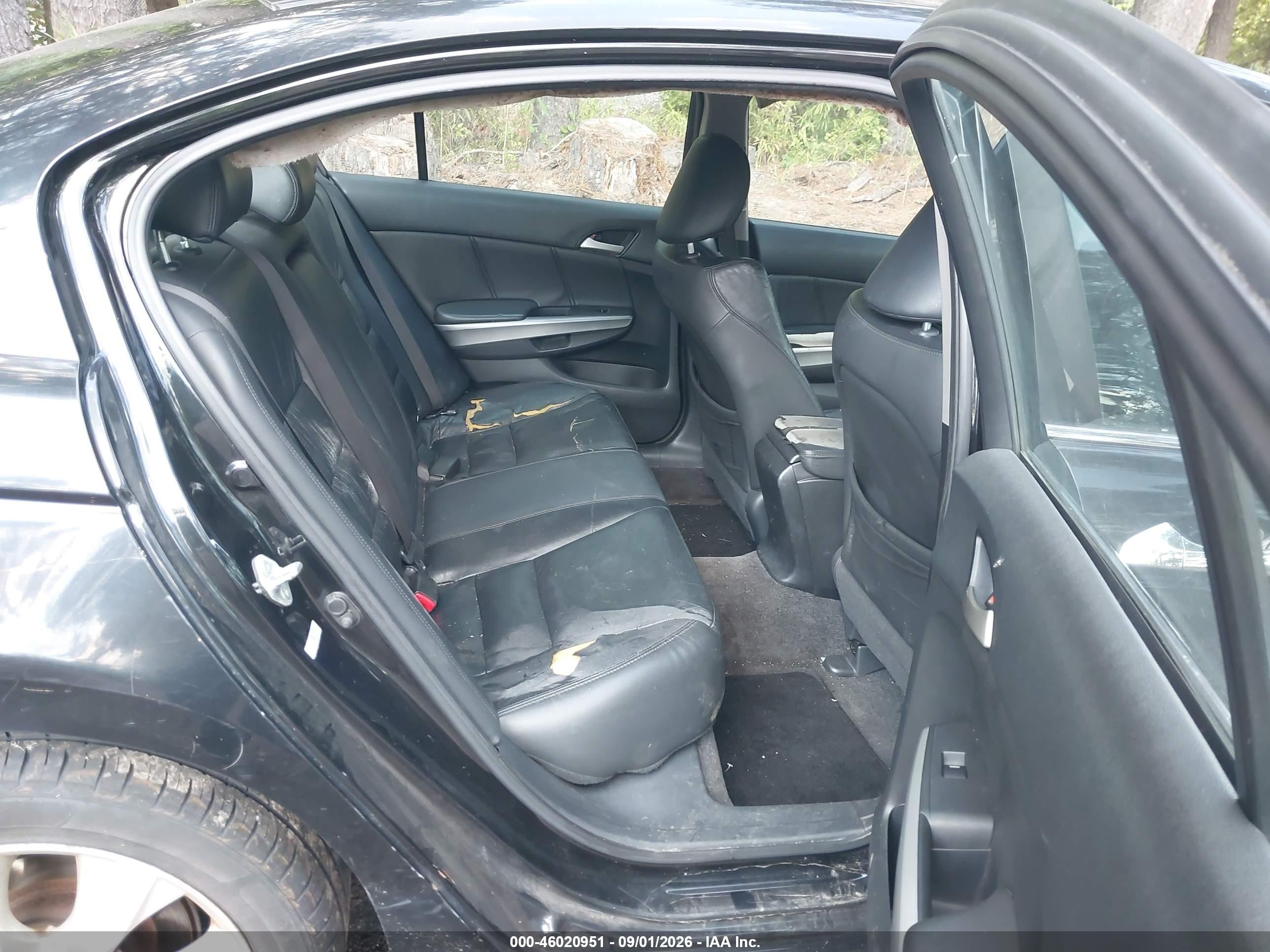 2008 Honda Accord 3.5 Ex-l Black vin: 1HGCP36898A064441
