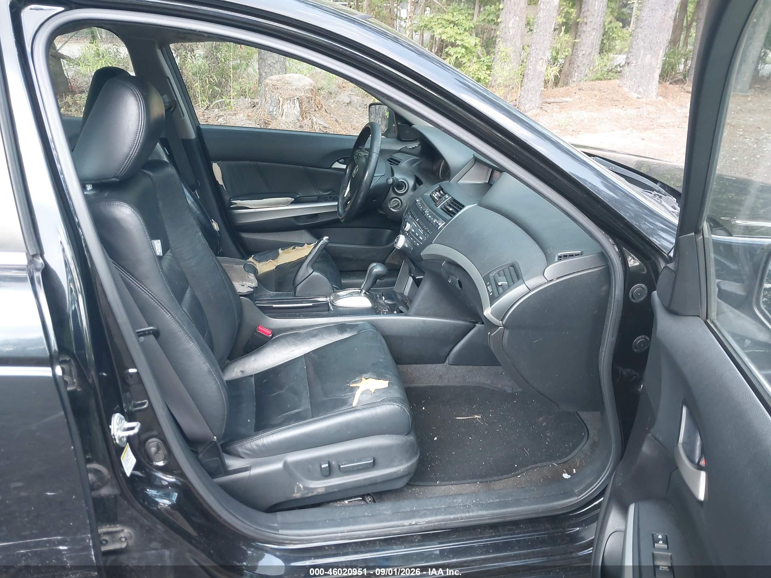 2008 Honda Accord 3.5 Ex-l Black vin: 1HGCP36898A064441