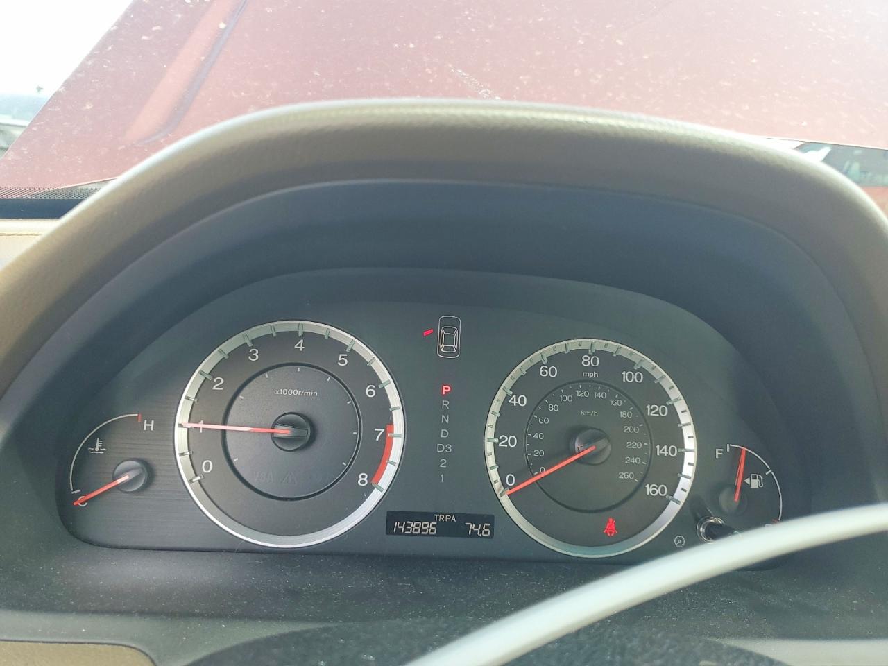 2008 Honda Accord Exl Maroon vin: 1HGCP36898A077173