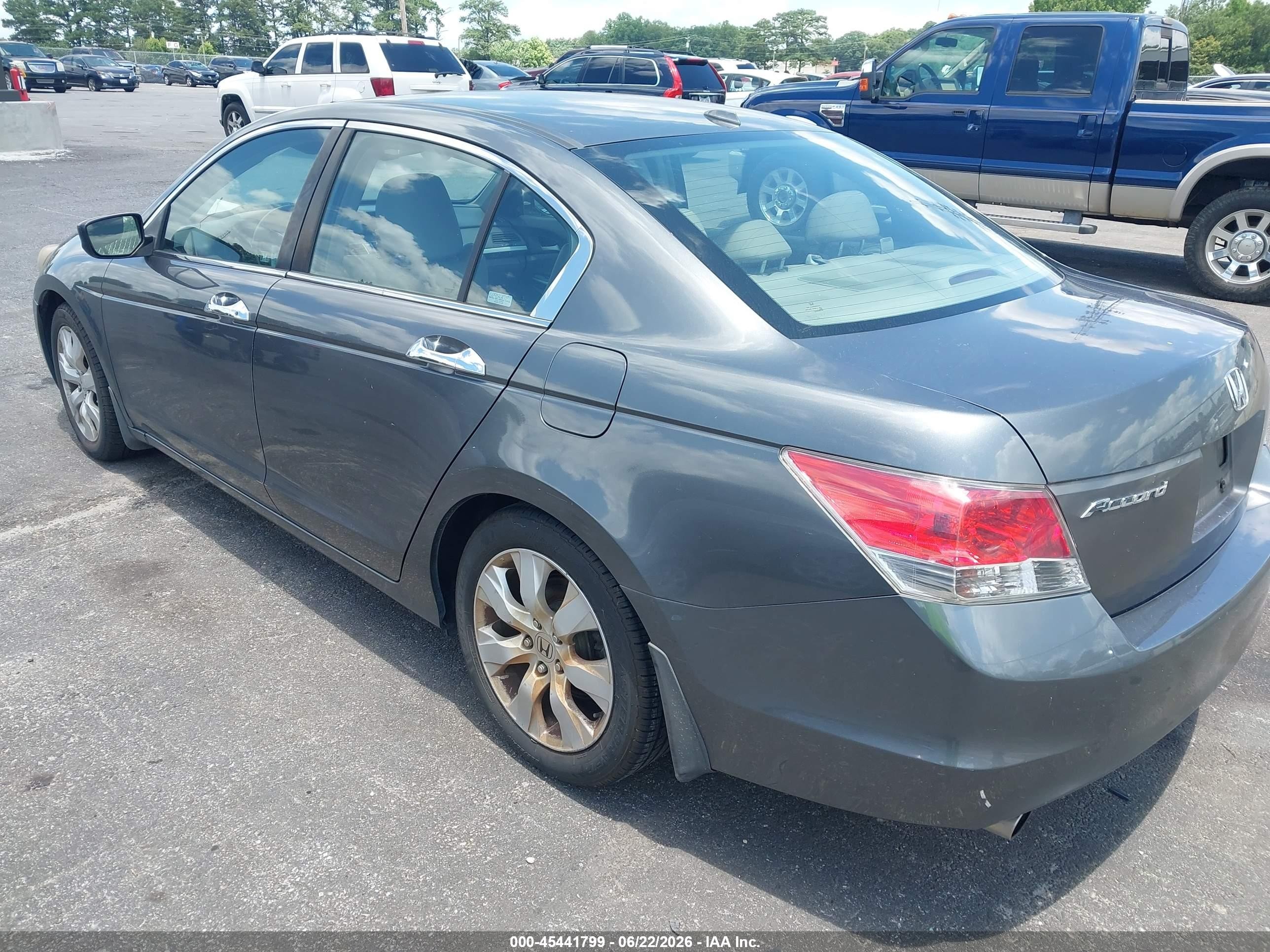 2009 Honda Accord 3.5 Ex-l Gray vin: 1HGCP36899A008422