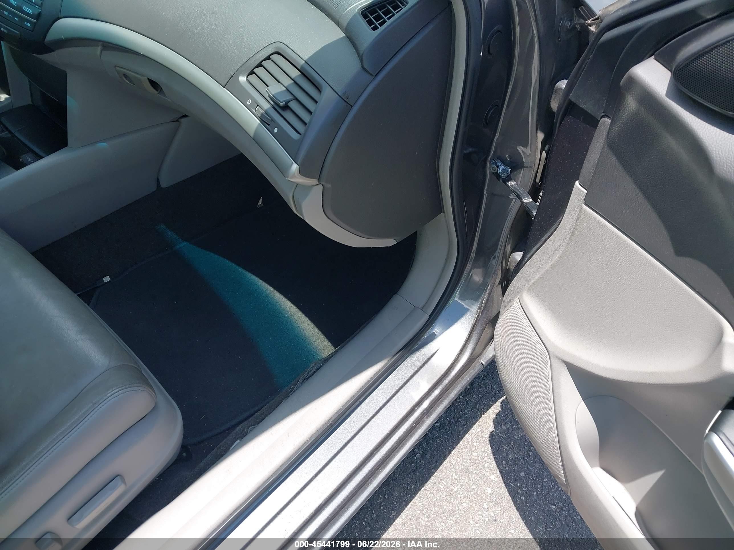 2009 Honda Accord 3.5 Ex-l Gray vin: 1HGCP36899A008422