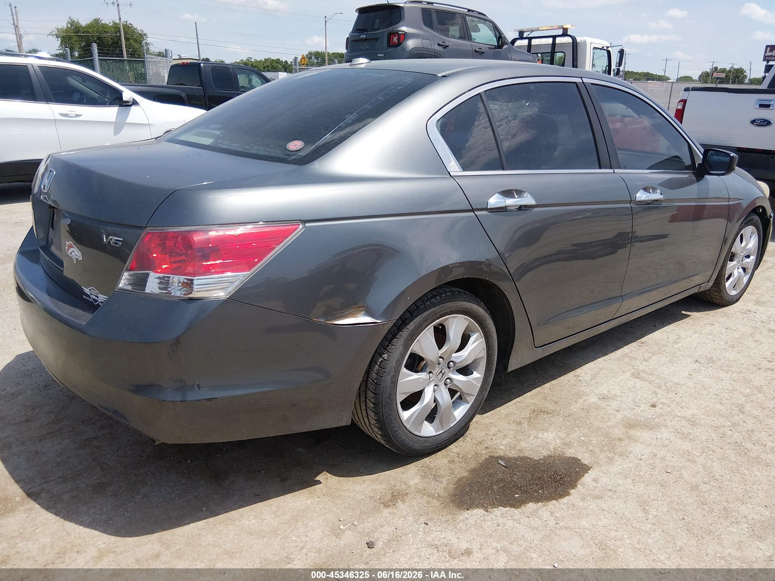 2009 Honda Accord 3.5 Ex-l Gray vin: 1HGCP36899A021848