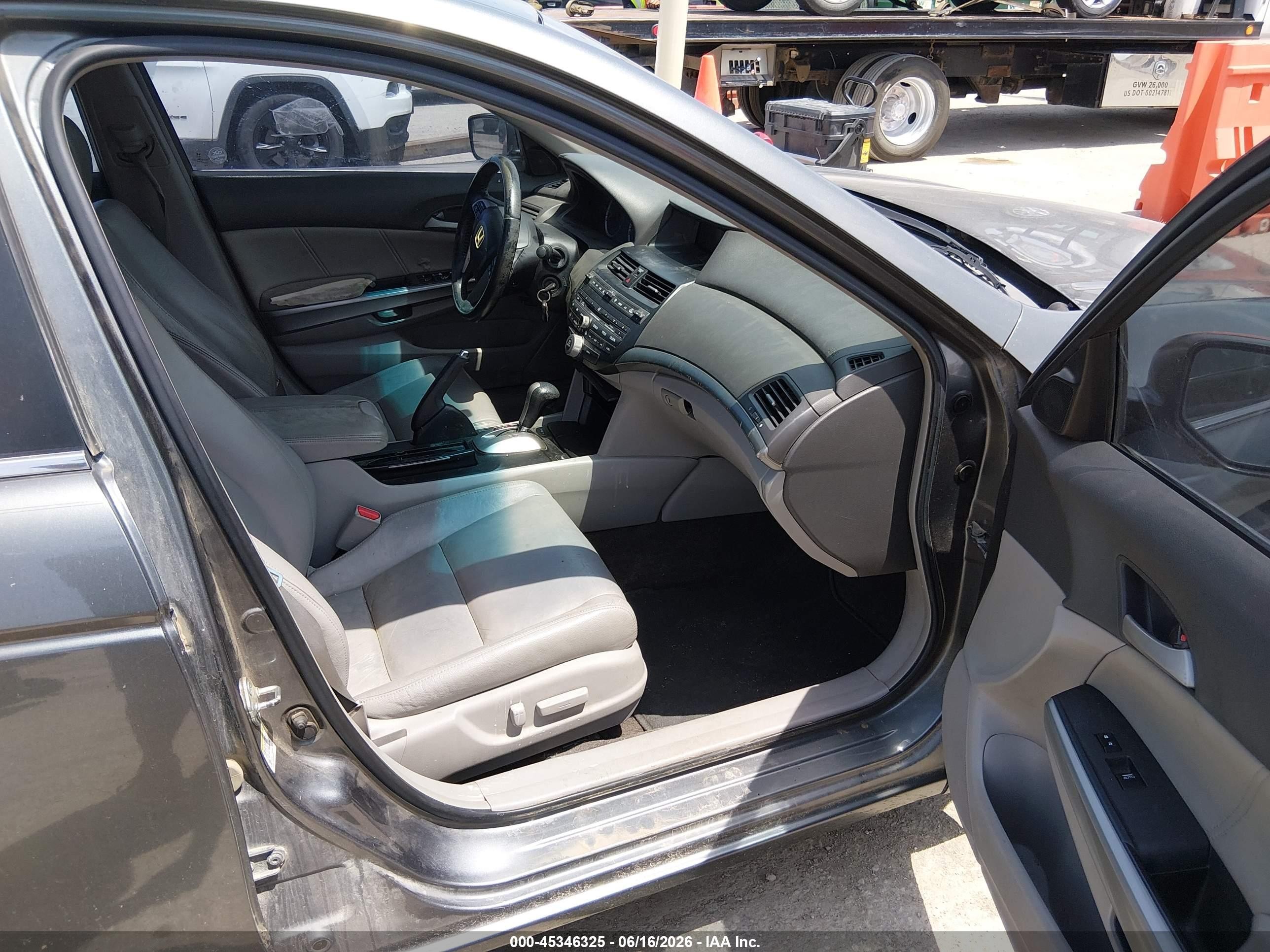 2009 Honda Accord 3.5 Ex-l Gray vin: 1HGCP36899A021848
