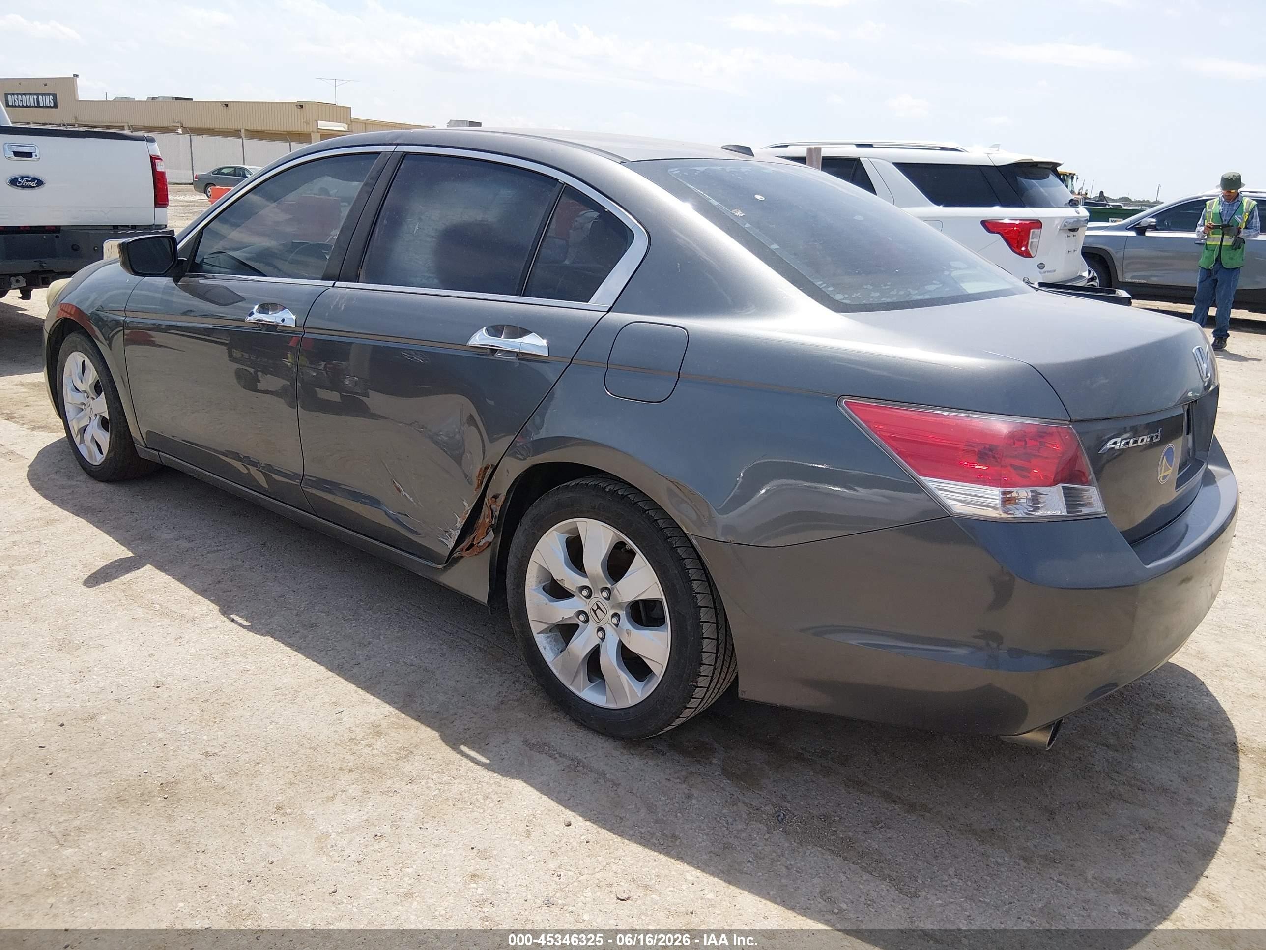 2009 Honda Accord 3.5 Ex-l Gray vin: 1HGCP36899A021848