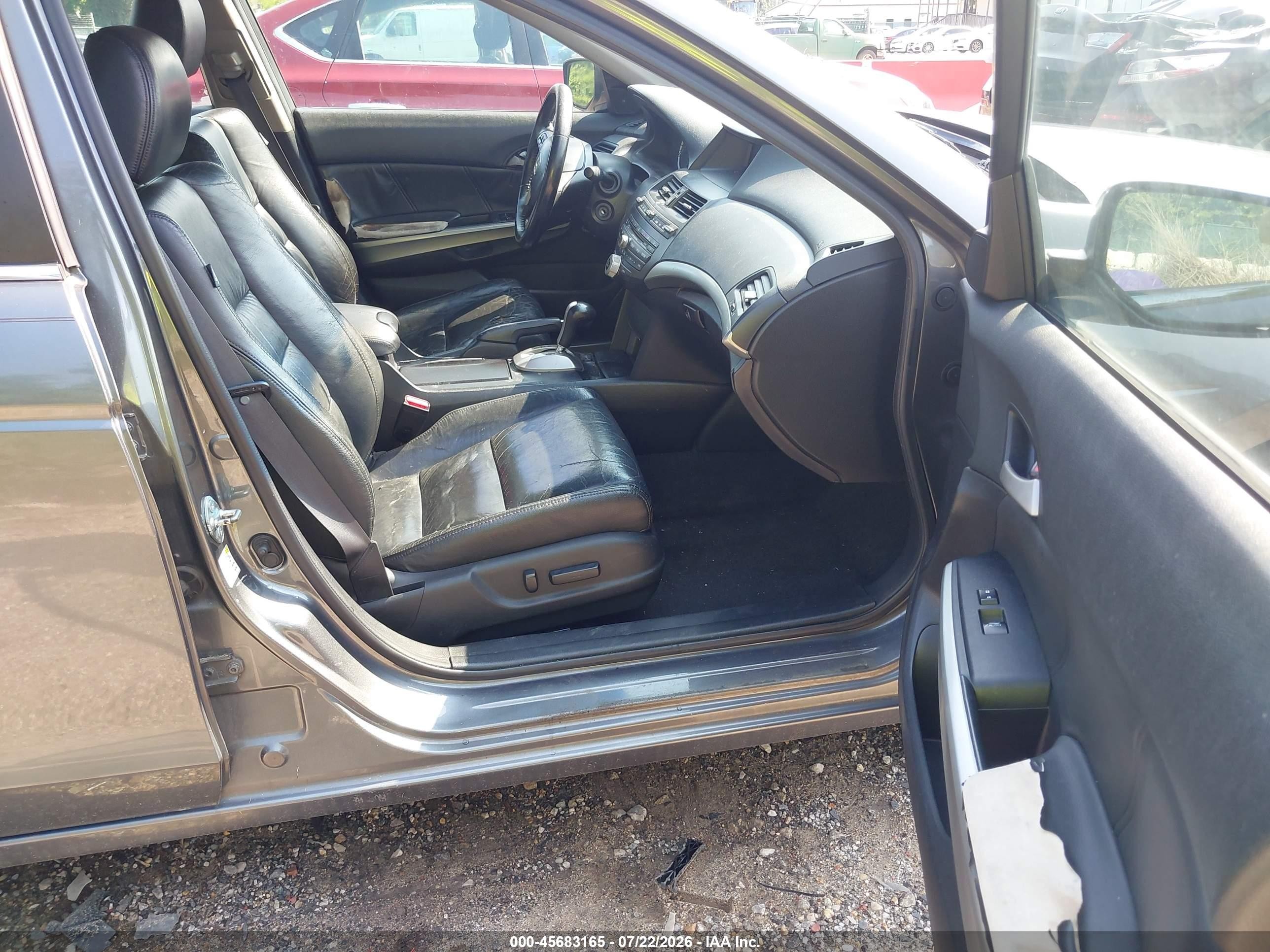 2009 Honda Accord 3.5 Ex-l Gray vin: 1HGCP36899A023177