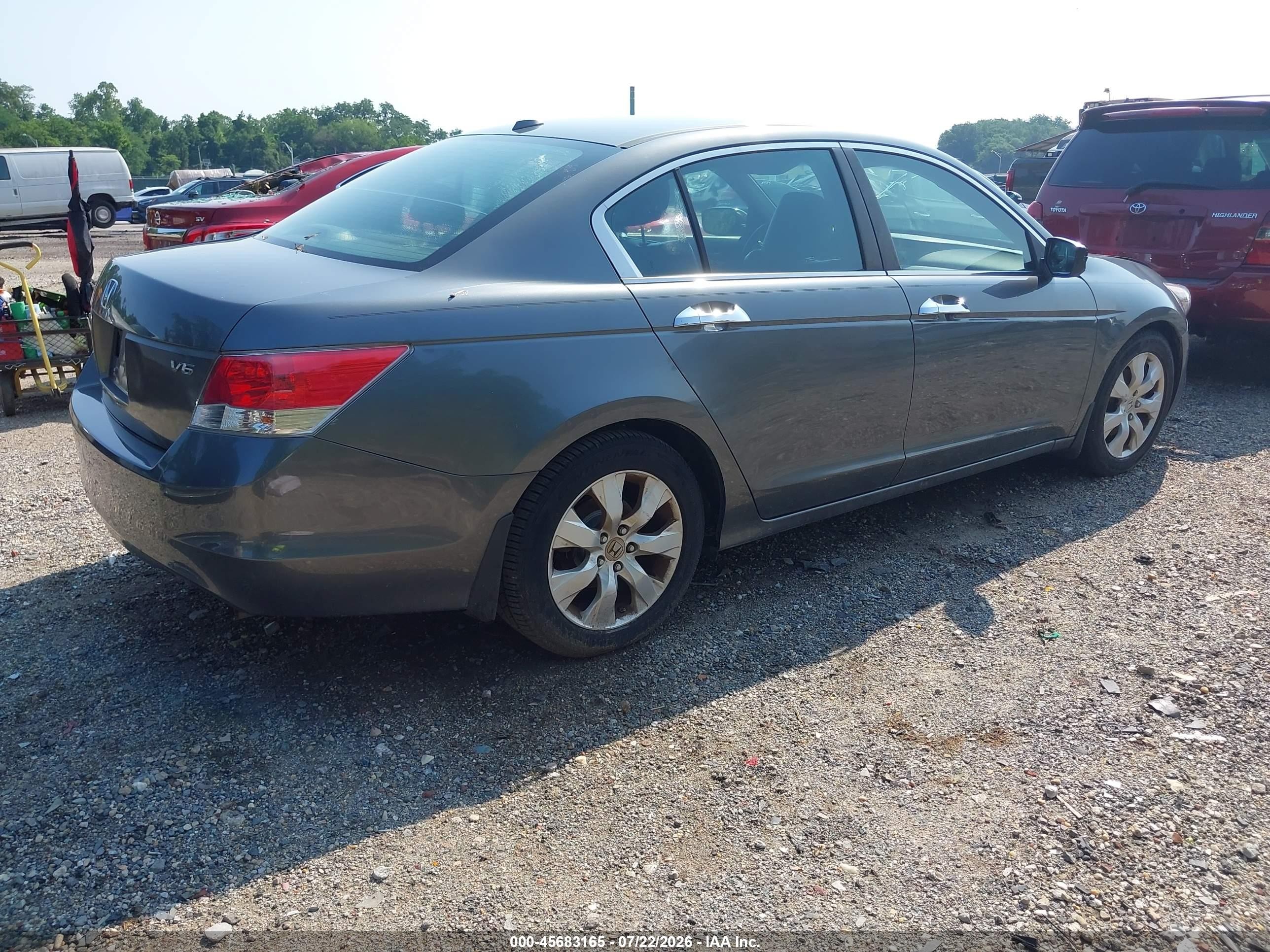 2009 Honda Accord 3.5 Ex-l Gray vin: 1HGCP36899A023177