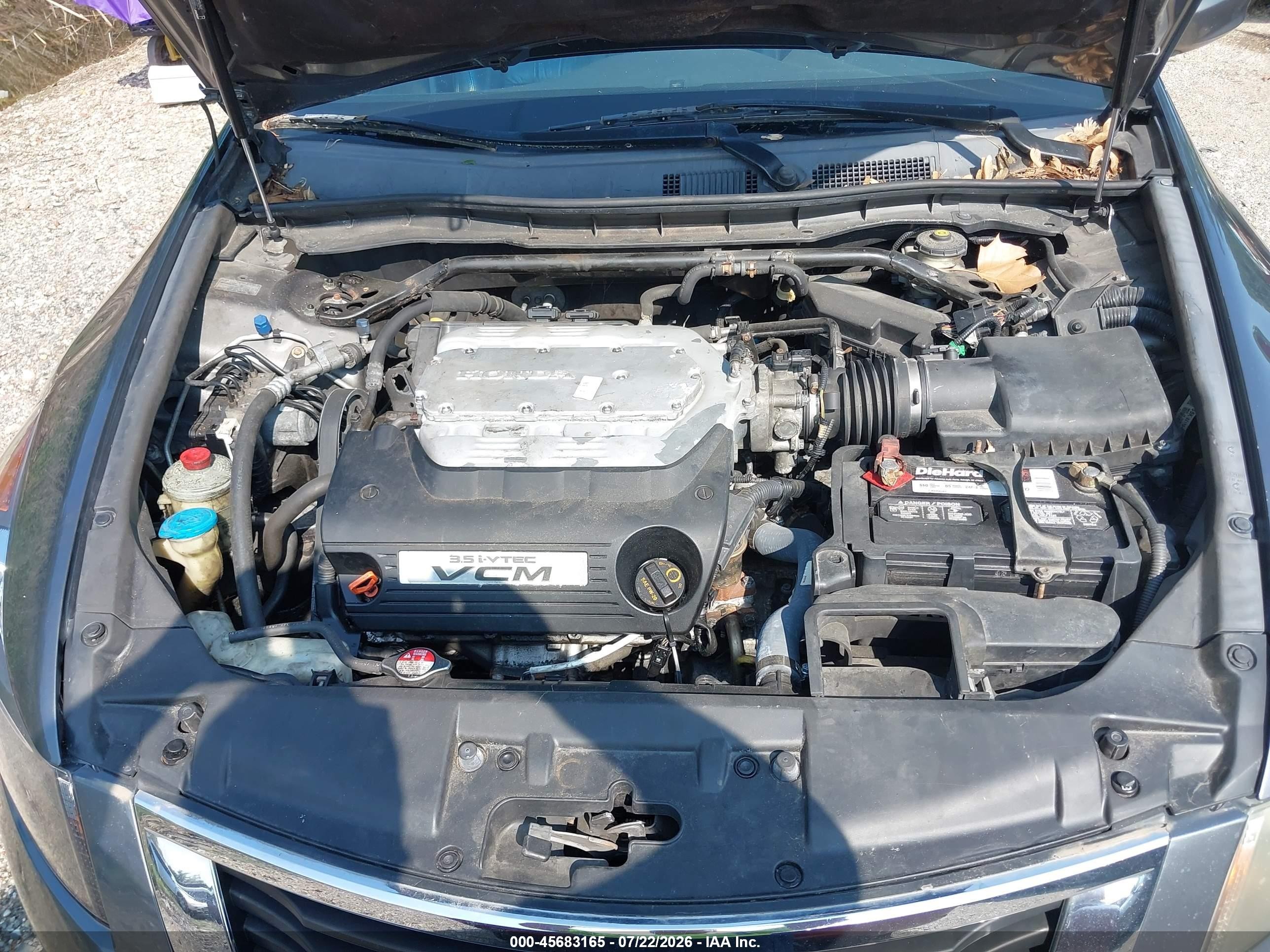 2009 Honda Accord 3.5 Ex-l Gray vin: 1HGCP36899A023177