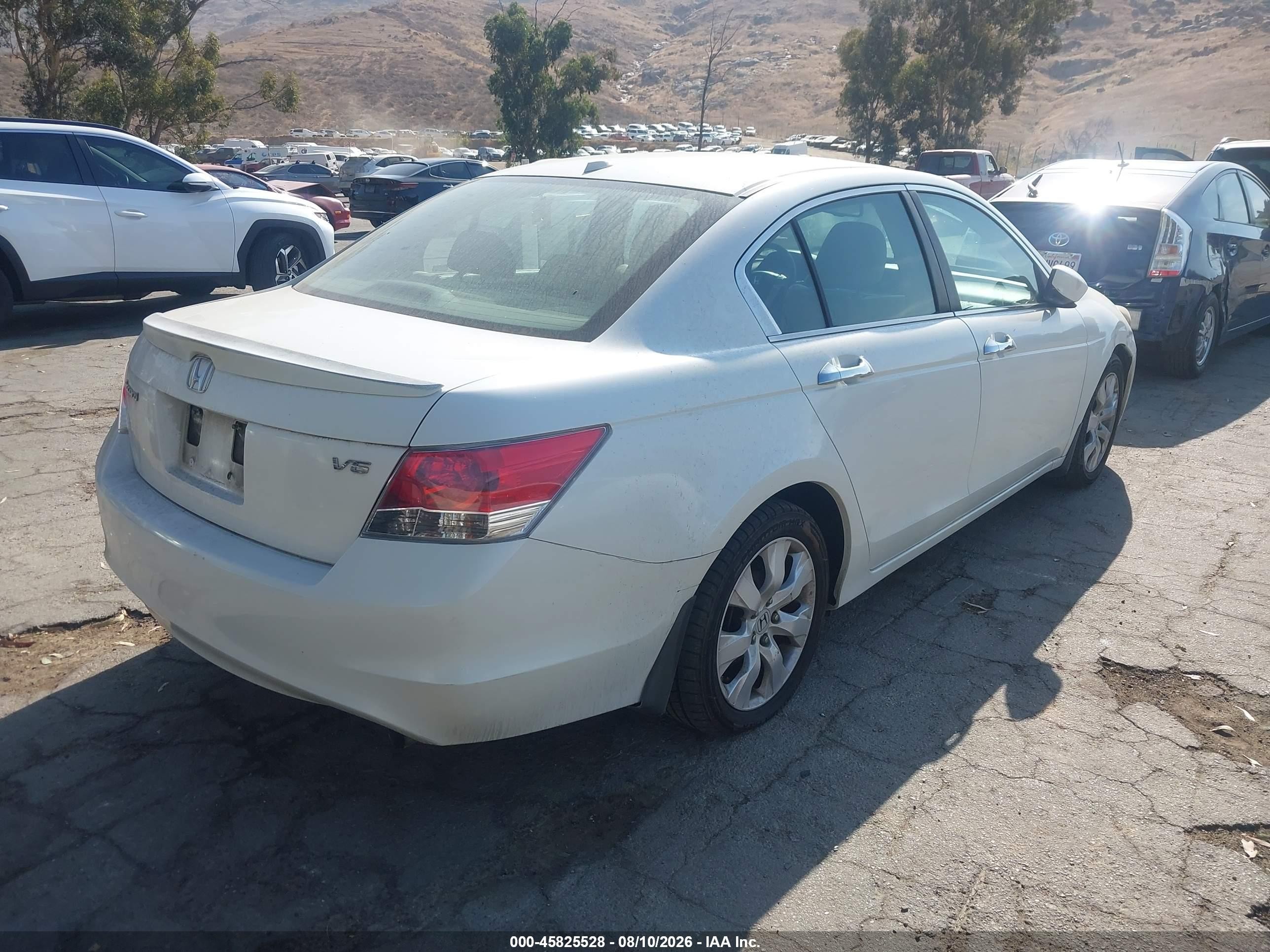 2009 Honda Accord 3.5 Ex-l Белый vin: 1HGCP36899A025043