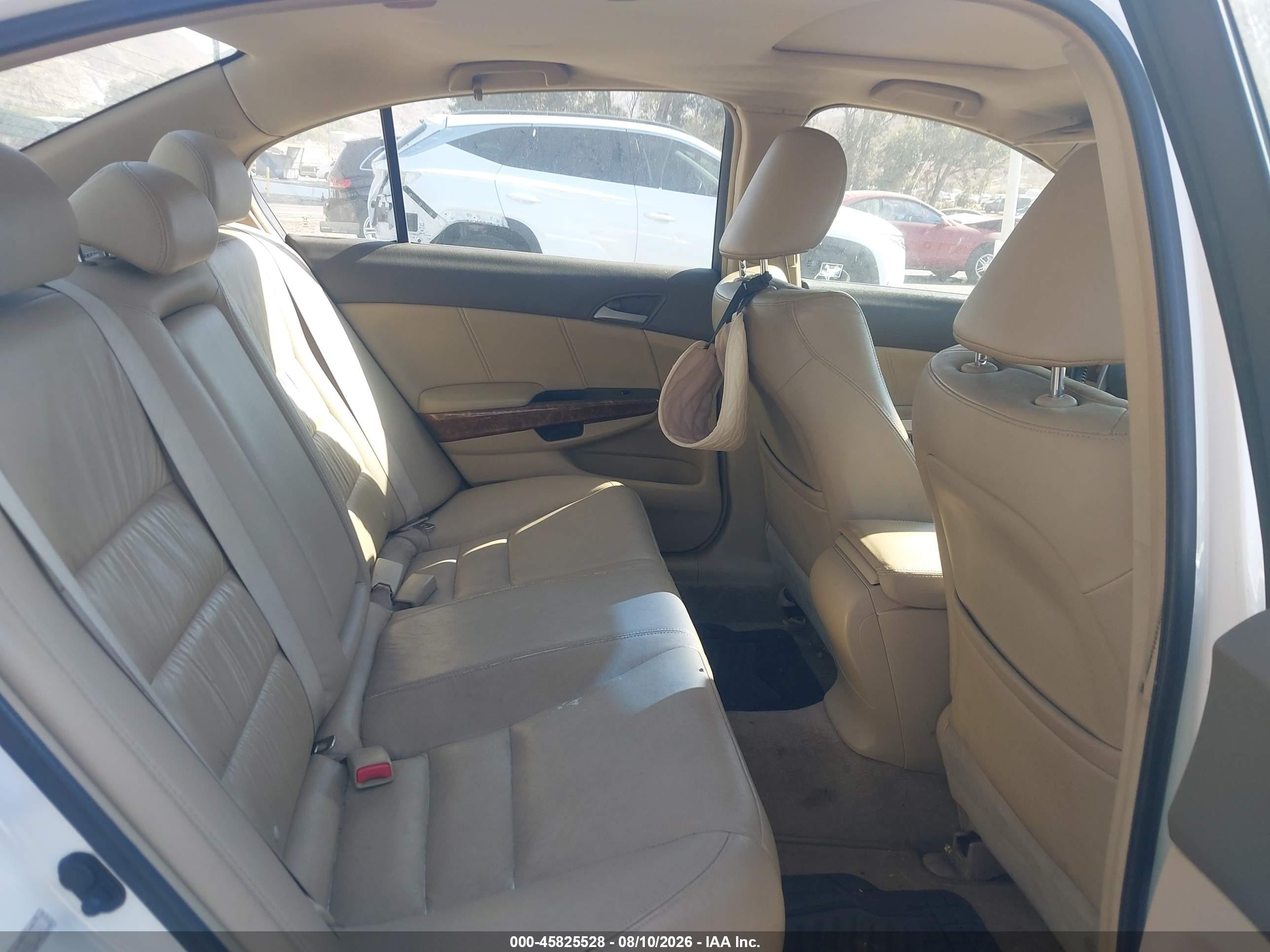 2009 Honda Accord 3.5 Ex-l Белый vin: 1HGCP36899A025043