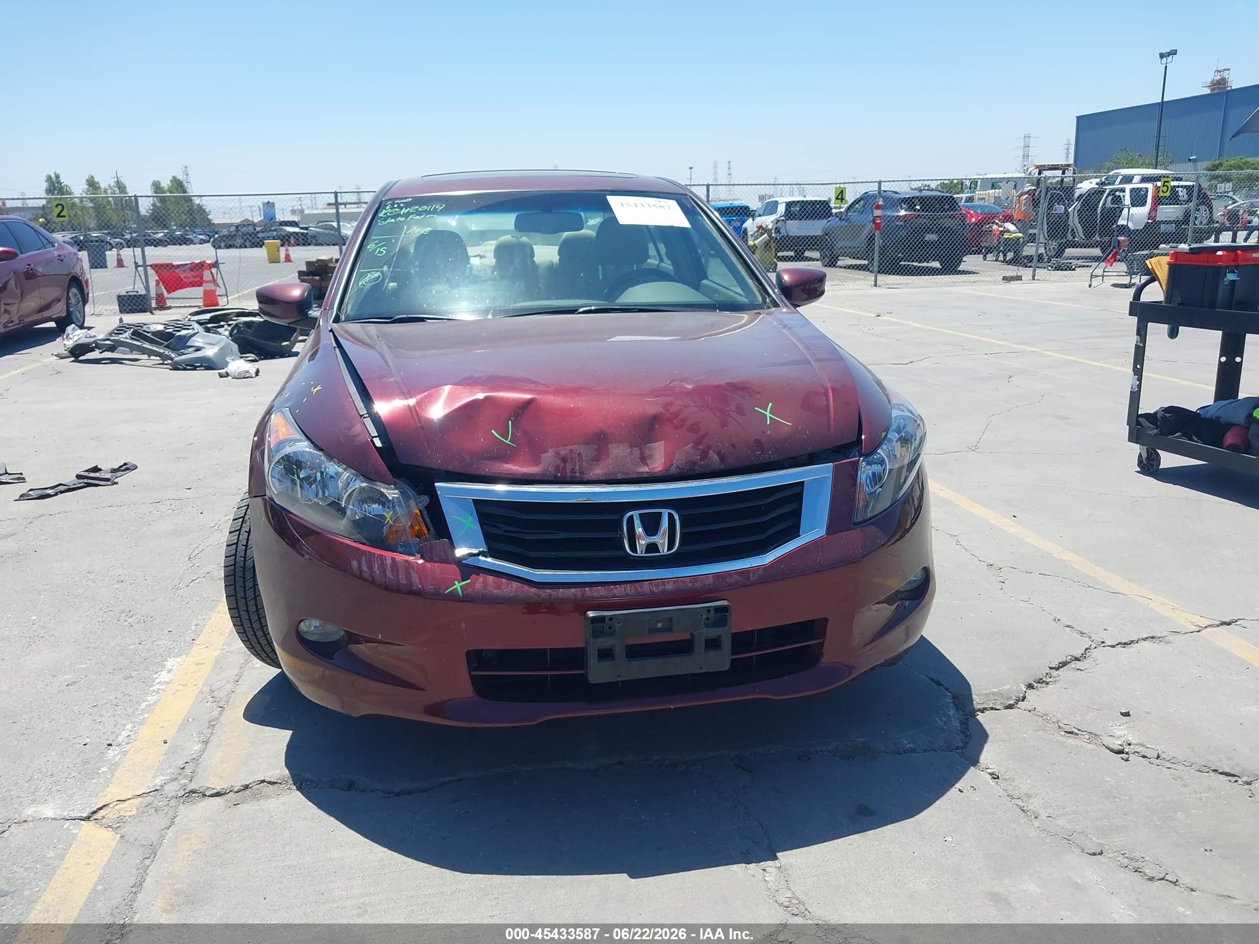 2009 Honda Accord 3.5 Ex-l Red vin: 1HGCP36899A040304