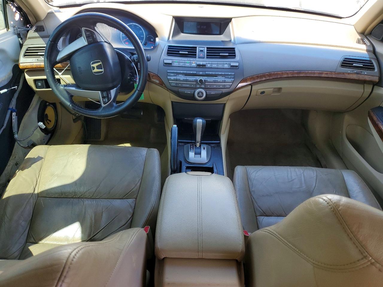 2009 Honda Accord Exl White vin: 1HGCP36899A048161