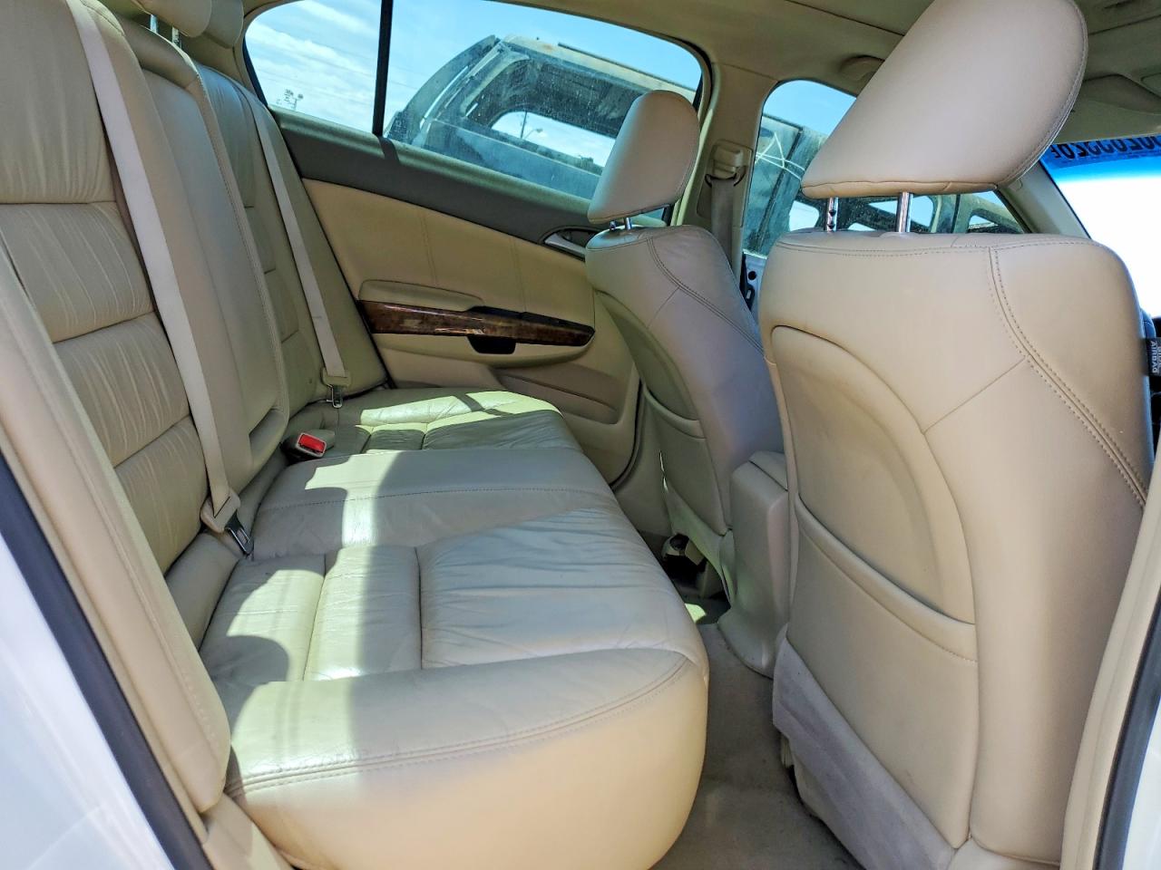 2009 Honda Accord Exl White vin: 1HGCP36899A048161