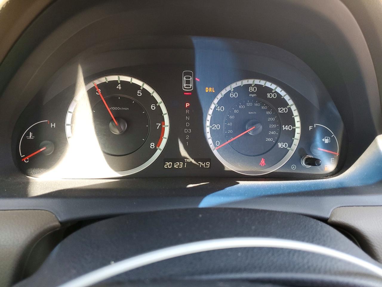 2009 Honda Accord Exl White vin: 1HGCP36899A048161
