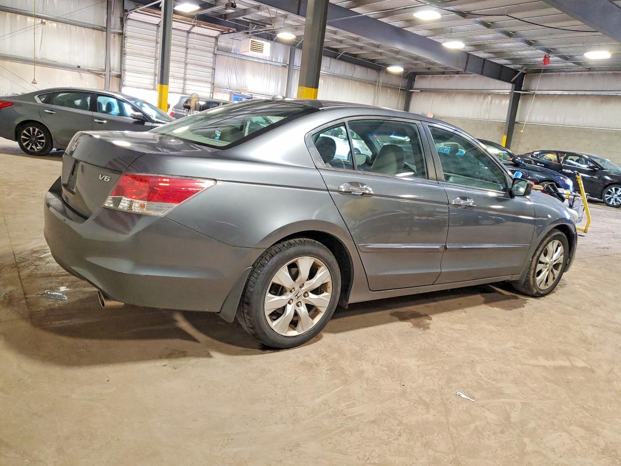2008 Honda Accord Exl Gray vin: 1HGCP368X8A039256