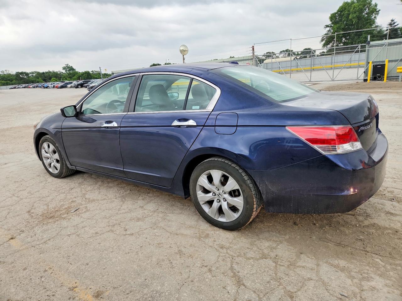 2008 Honda Accord Exl Blue vin: 1HGCP368X8A041976