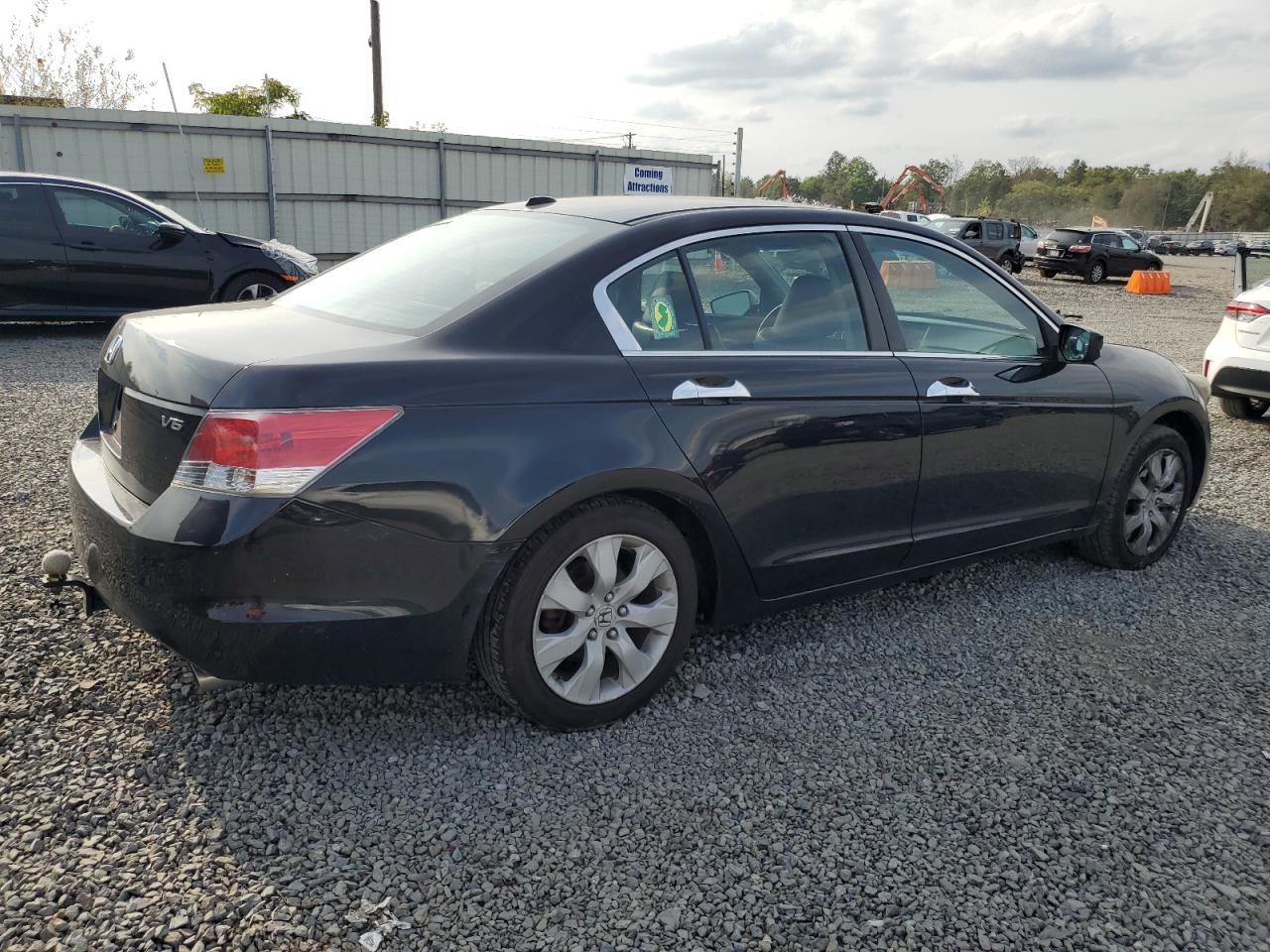 2008 Honda Accord Exl Black vin: 1HGCP368X8A045316