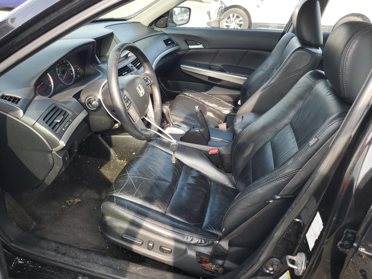 2008 Honda Accord Exl Black vin: 1HGCP368X8A045316