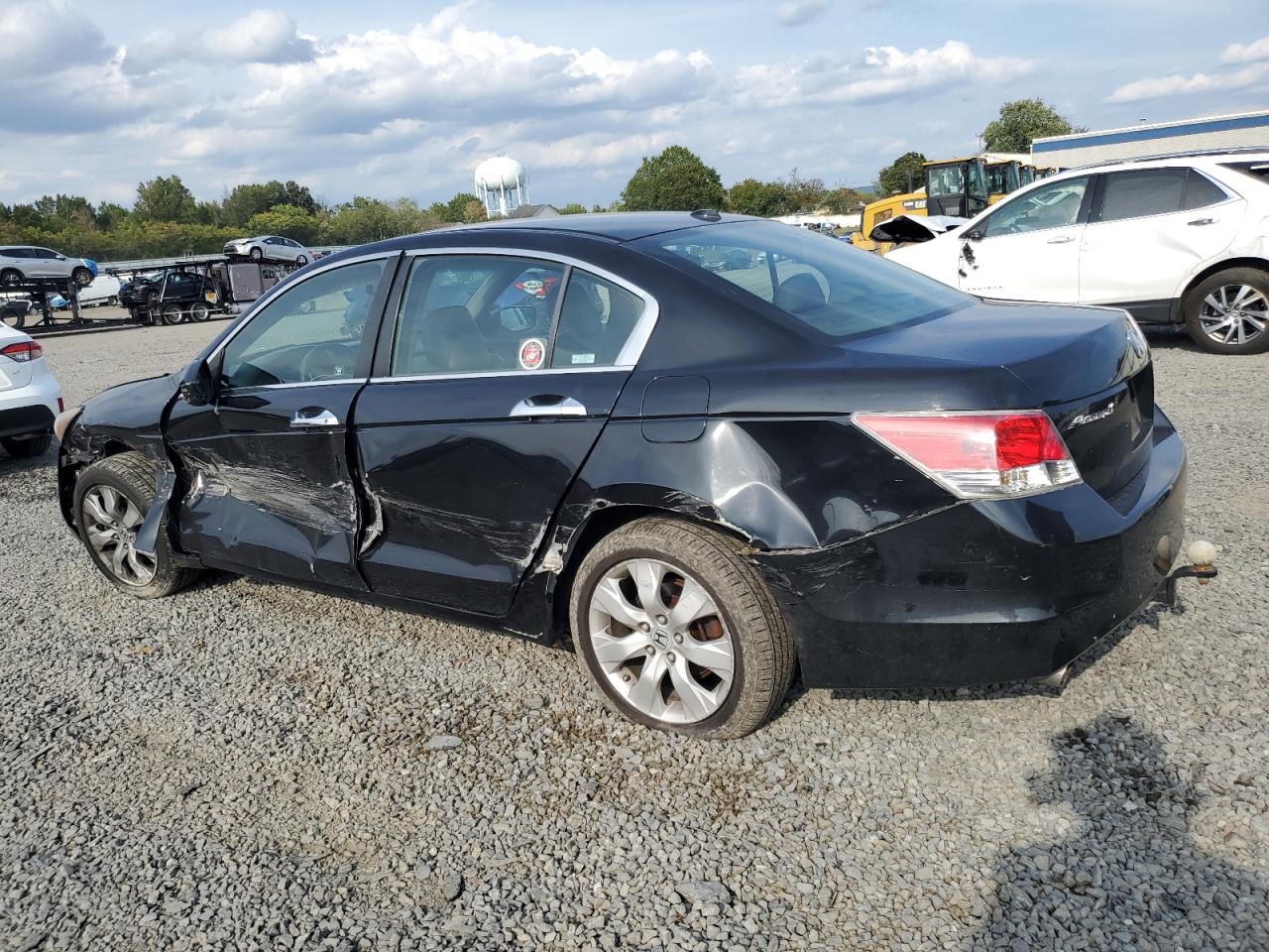 2008 Honda Accord Exl Black vin: 1HGCP368X8A045316