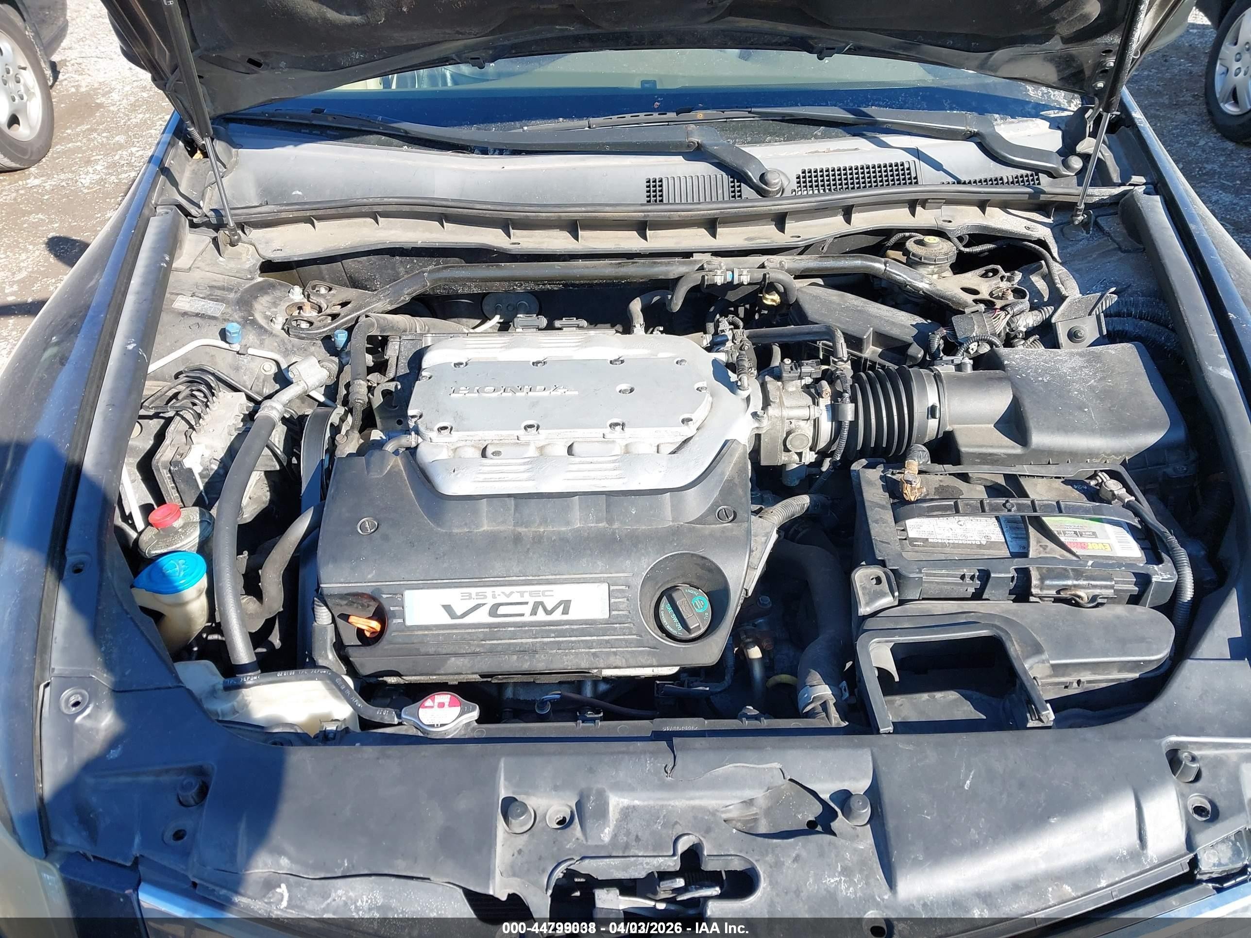 2008 Honda Accord 3.5 Ex-l Черный vin: 1HGCP368X8A055358