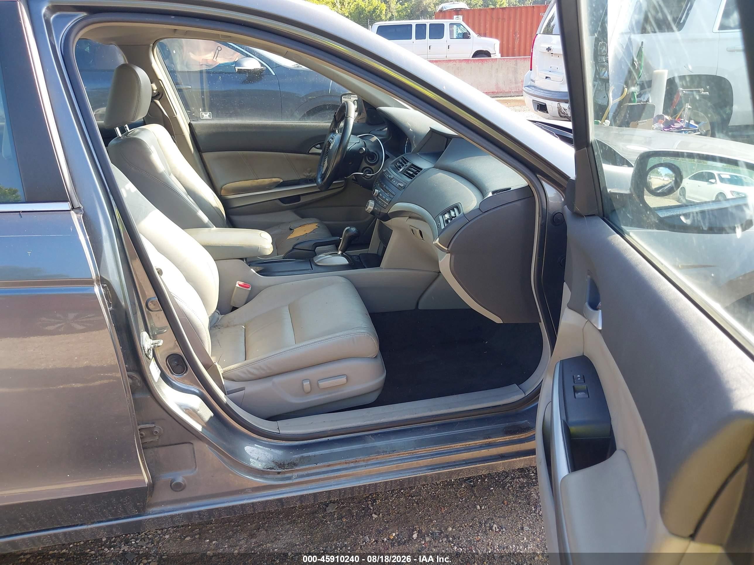 2008 Honda Accord 3.5 Ex-l Серый vin: 1HGCP368X8A058308