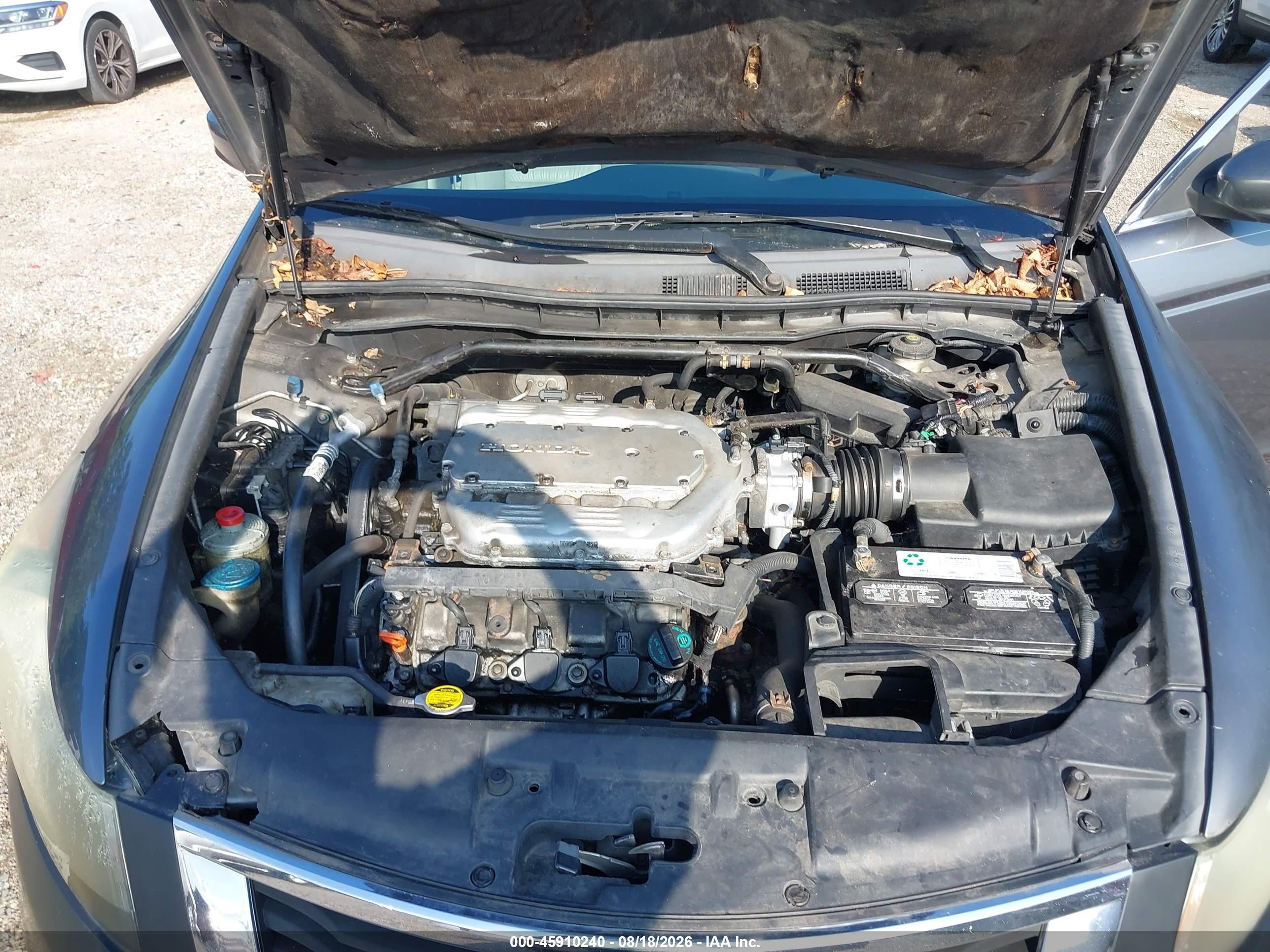 2008 Honda Accord 3.5 Ex-l Серый vin: 1HGCP368X8A058308