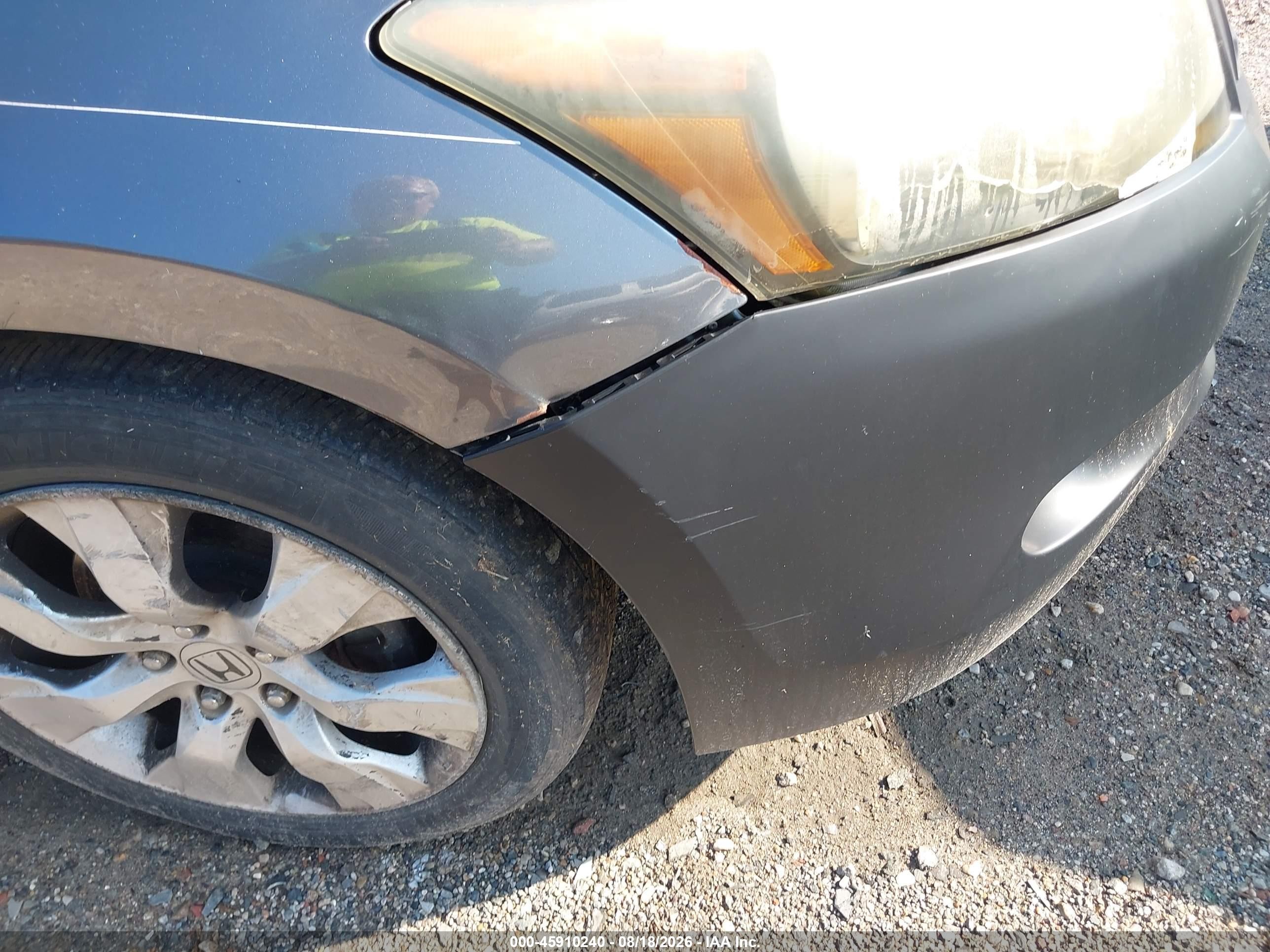 2008 Honda Accord 3.5 Ex-l Серый vin: 1HGCP368X8A058308