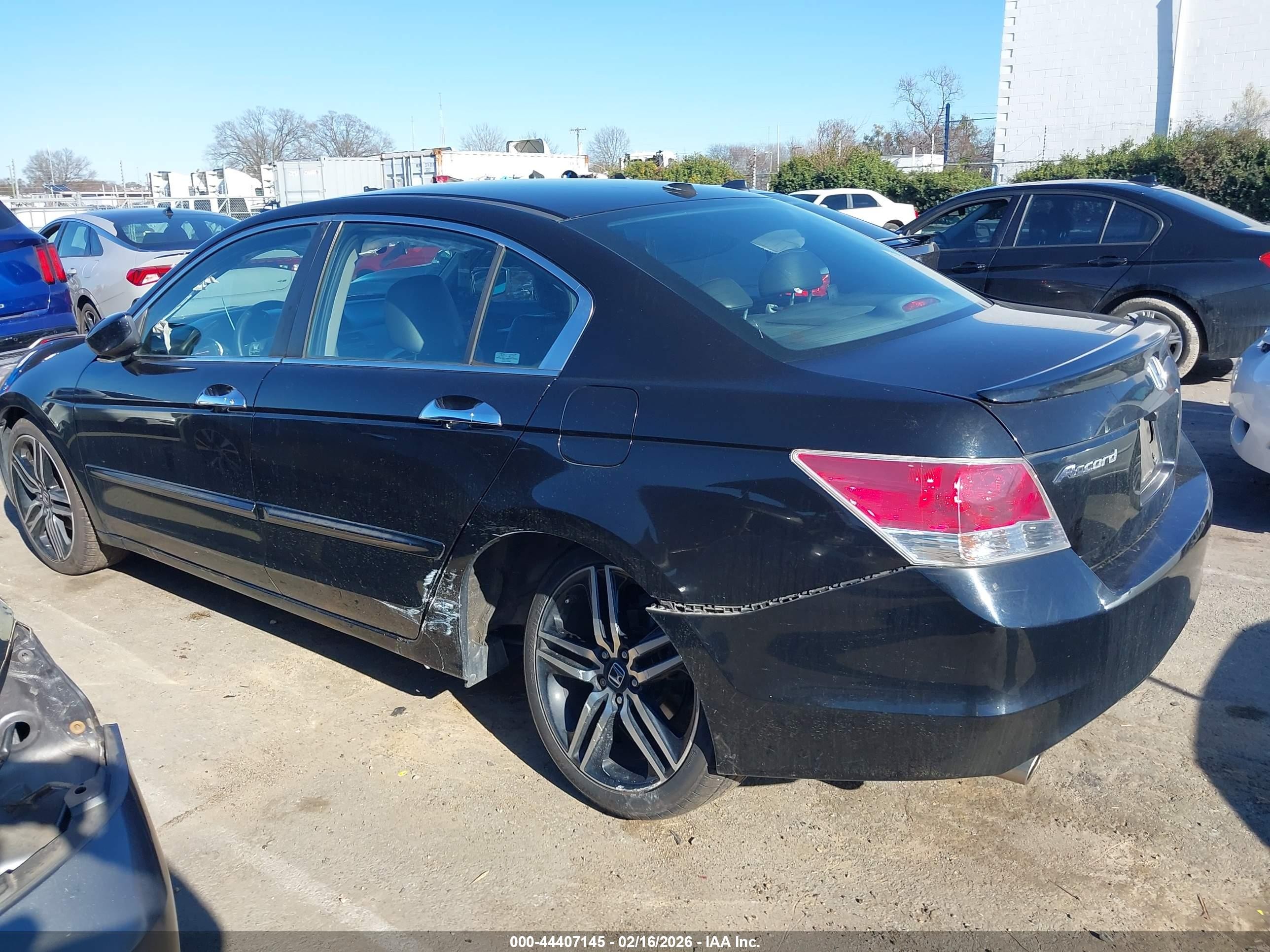 2008 Honda Accord 3.5 Ex-l Черный vin: 1HGCP368X8A063475