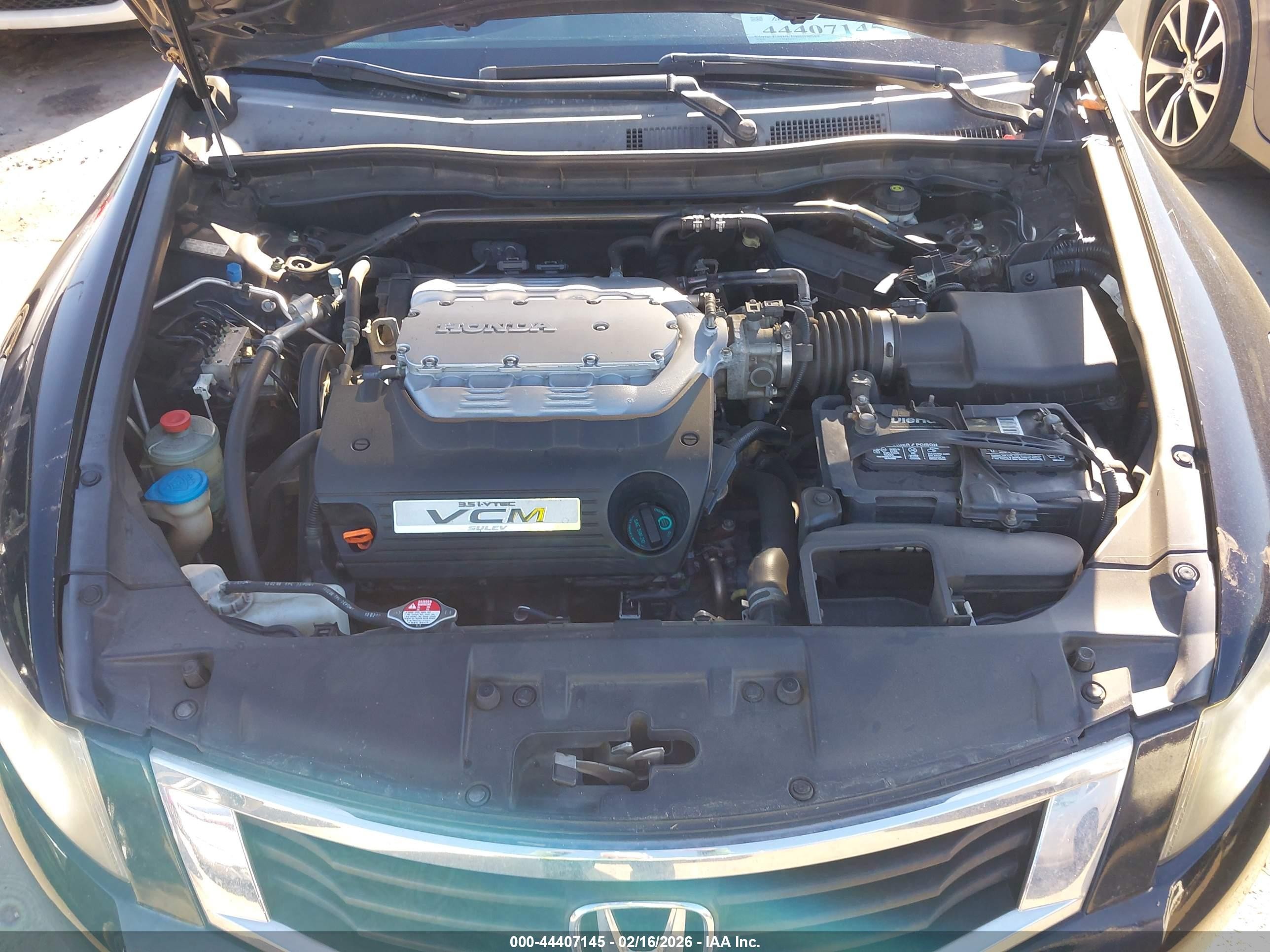 2008 Honda Accord 3.5 Ex-l Черный vin: 1HGCP368X8A063475