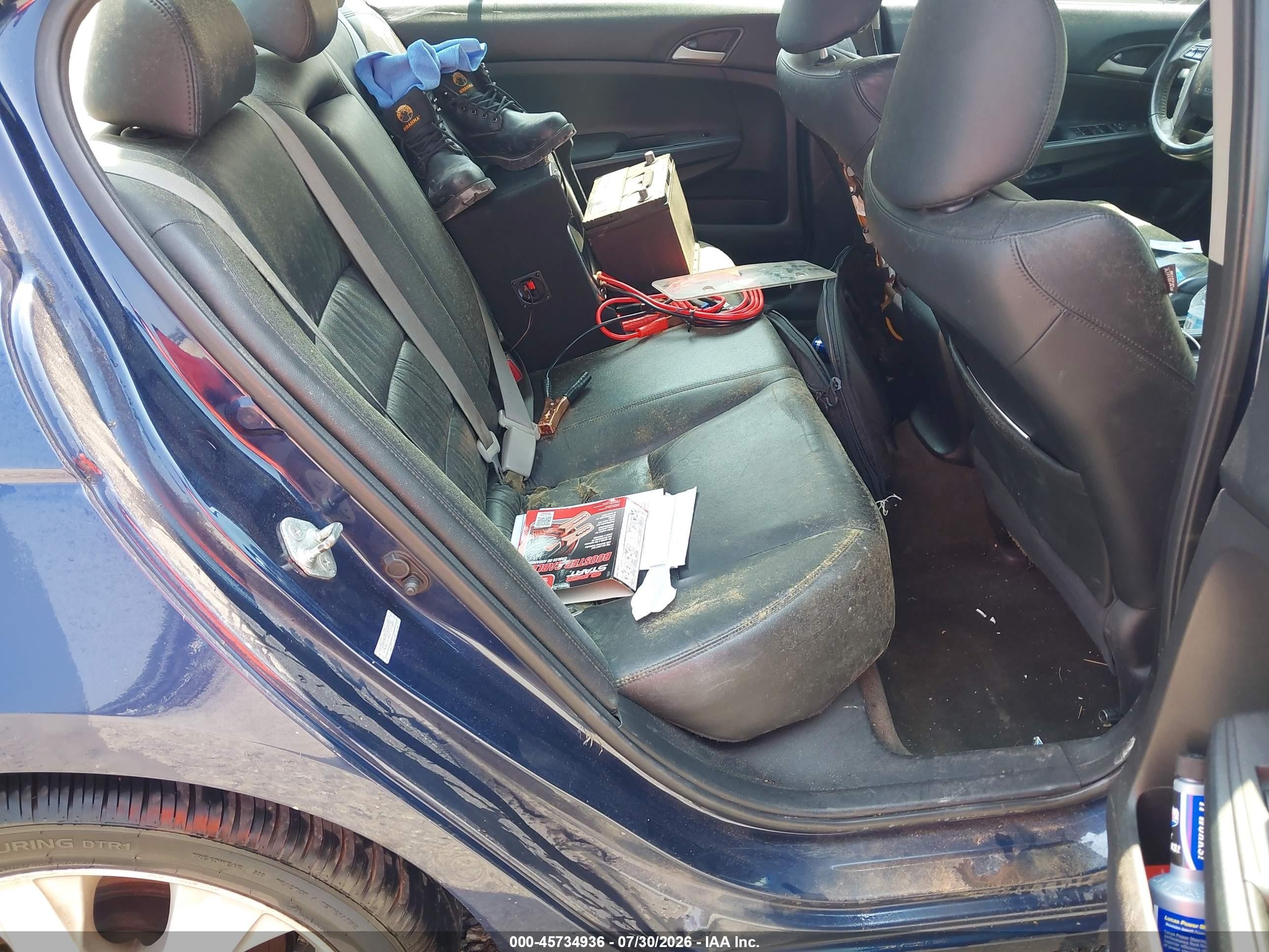 2008 Honda Accord 3.5 Ex-l Синий vin: 1HGCP368X8A065386
