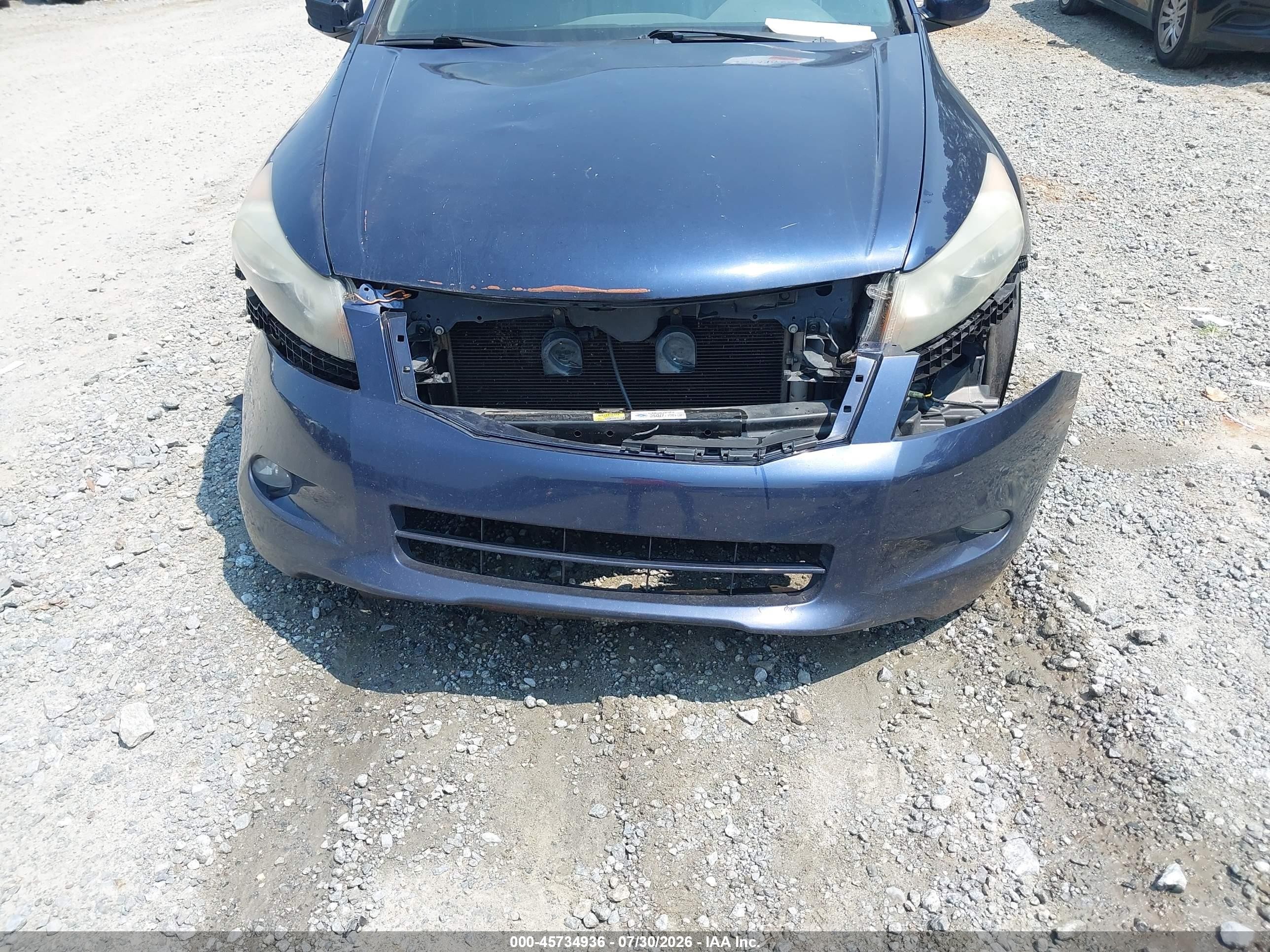 2008 Honda Accord 3.5 Ex-l Синий vin: 1HGCP368X8A065386