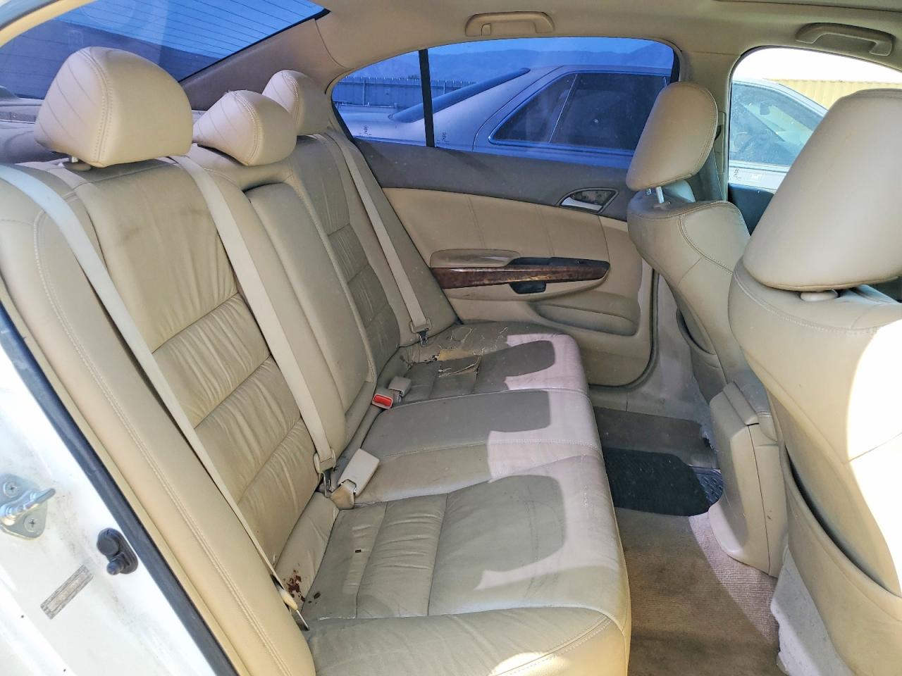 2008 Honda Accord Exl White vin: 1HGCP368X8A067803