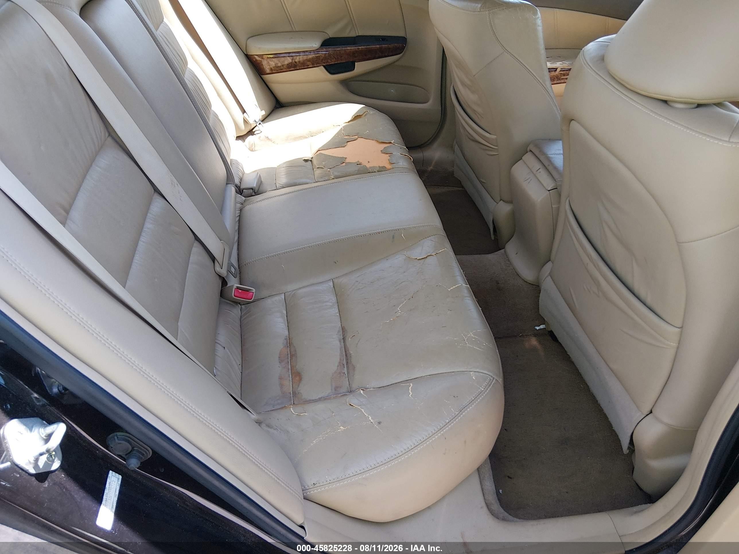2008 Honda Accord 3.5 Ex-l Black vin: 1HGCP368X8A074315