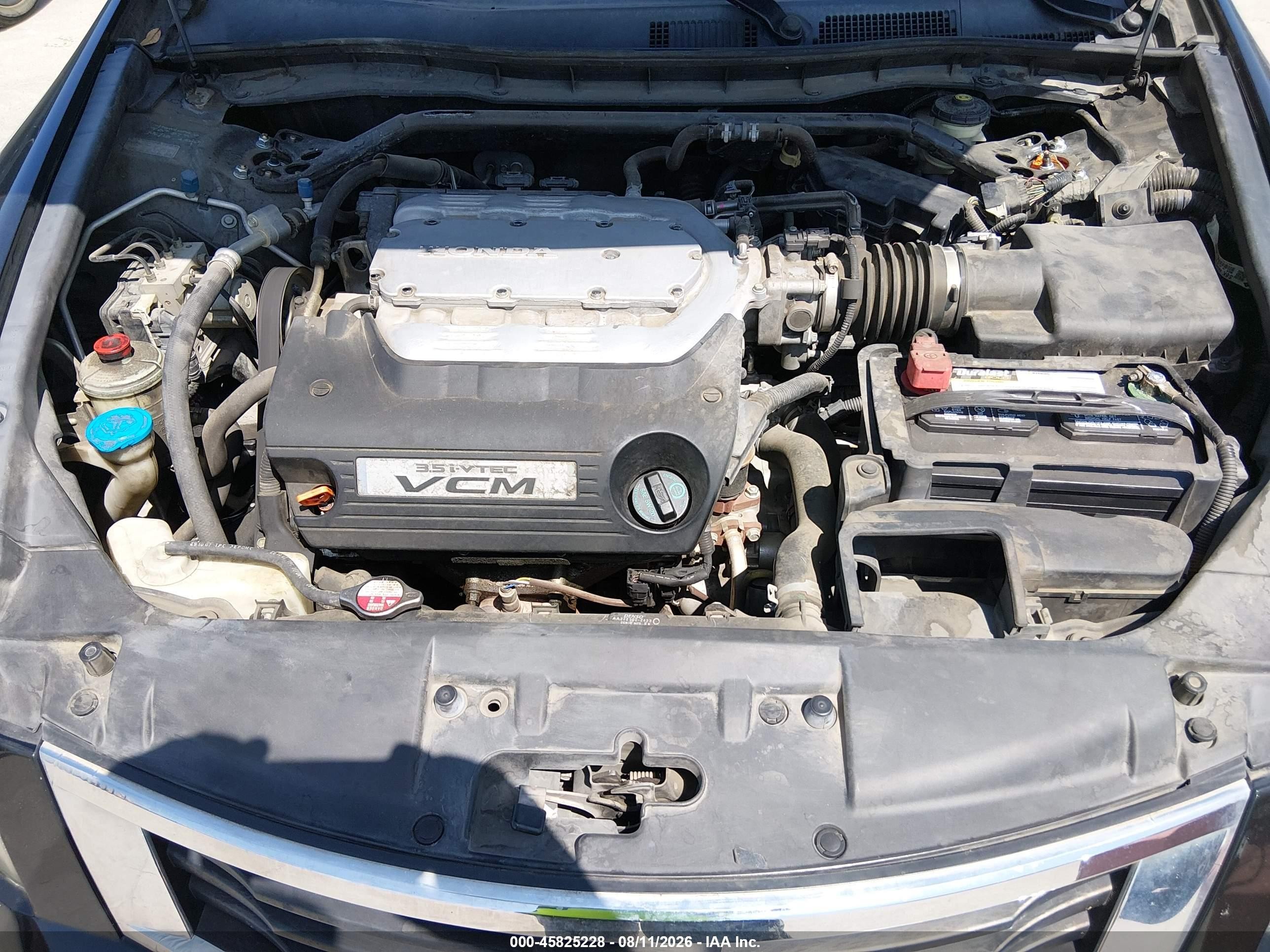 2008 Honda Accord 3.5 Ex-l Black vin: 1HGCP368X8A074315