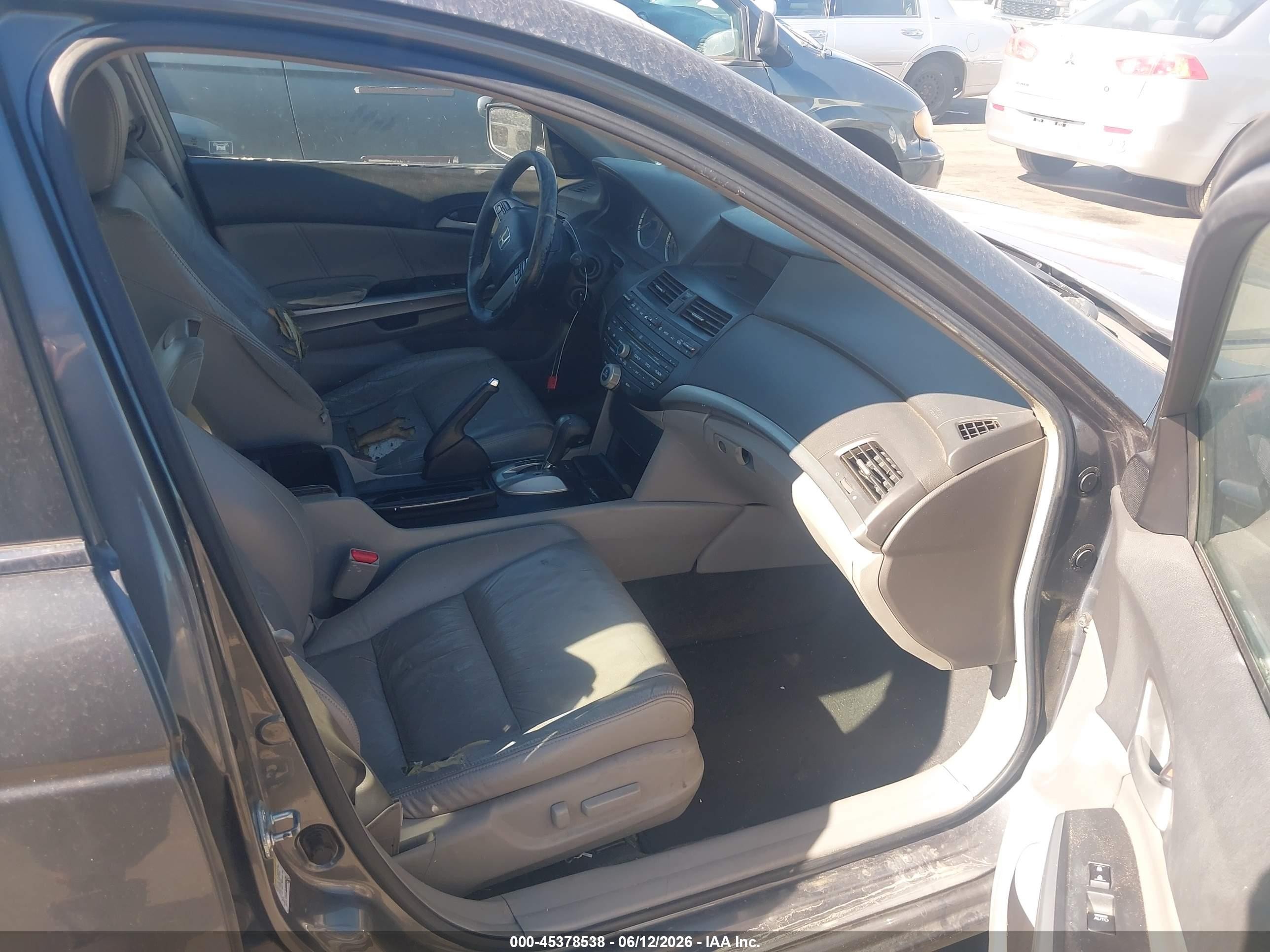 2008 Honda Accord 3.5 Ex-l Gray vin: 1HGCP368X8A074475