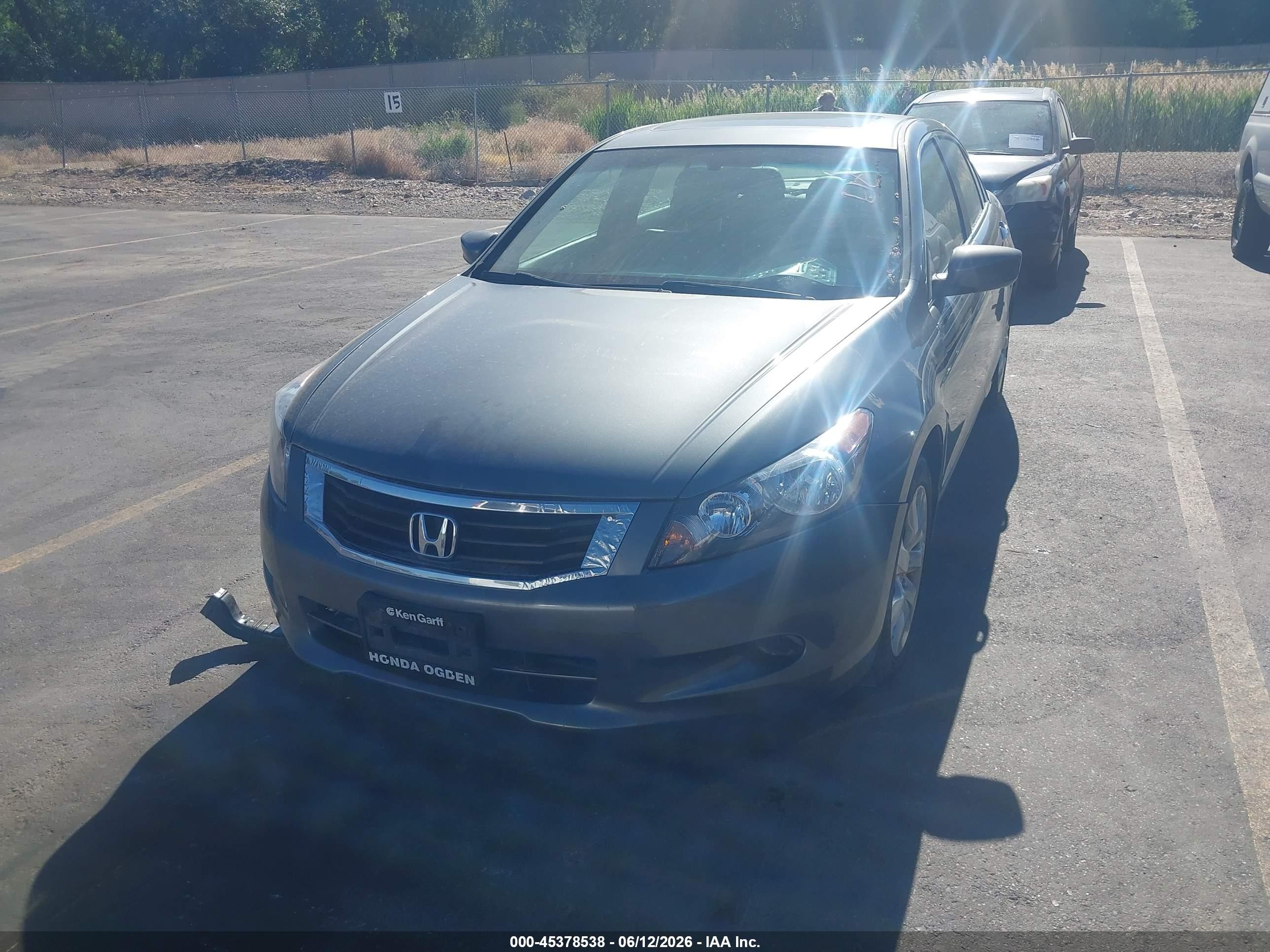 2008 Honda Accord 3.5 Ex-l Gray vin: 1HGCP368X8A074475